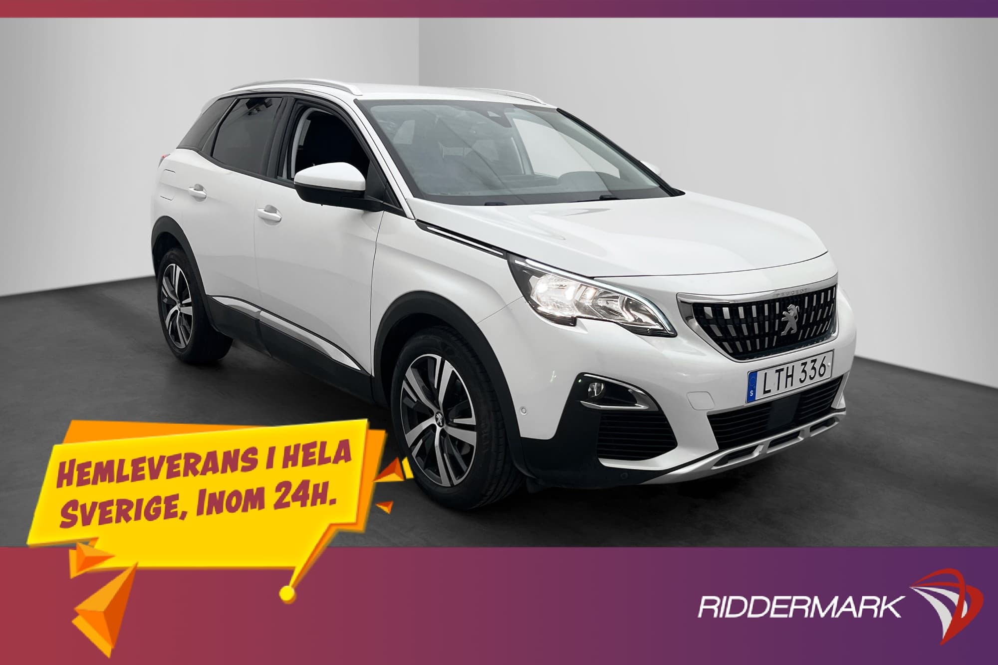 Peugeot 3008 SUV 1.6 THP 165hk Allure Kamera CarPlay Elstol