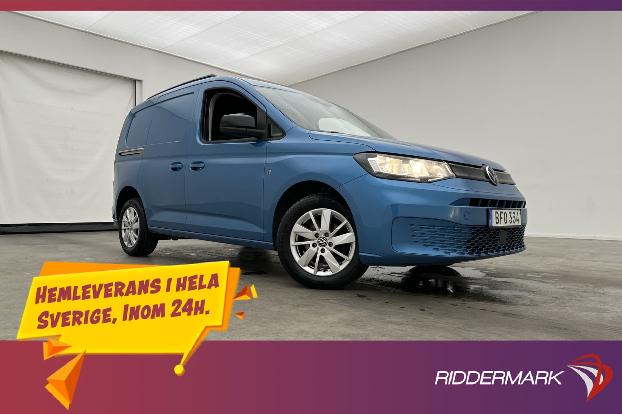 Volkswagen Caddy 2.0TDI Värmare PDC Dragkrok CARPLAY Moms