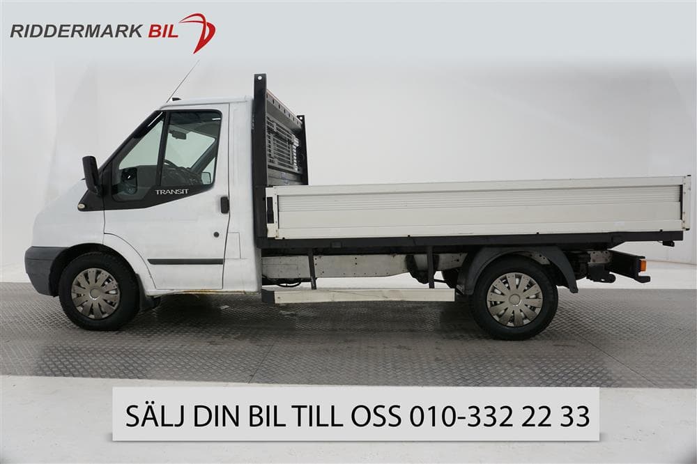 Ford Transit 2.2 140hk 3-sits Flakbil Lång Värmare Moms 