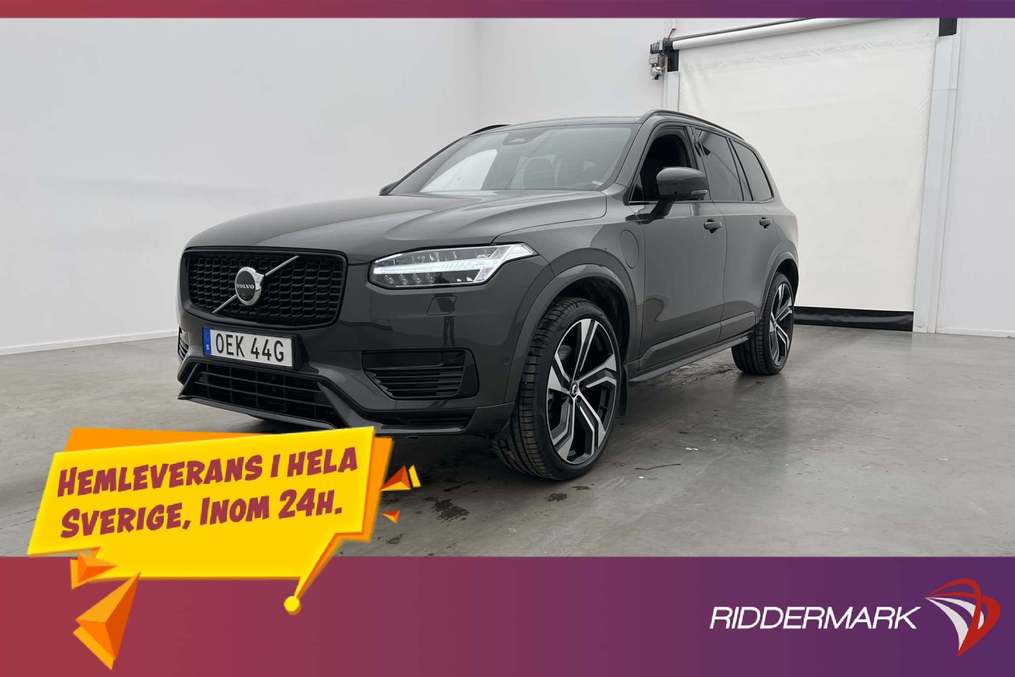 Volvo XC90 Recharge T8 Ultimate Dark 7-Sits B&W Drag Luftfjä