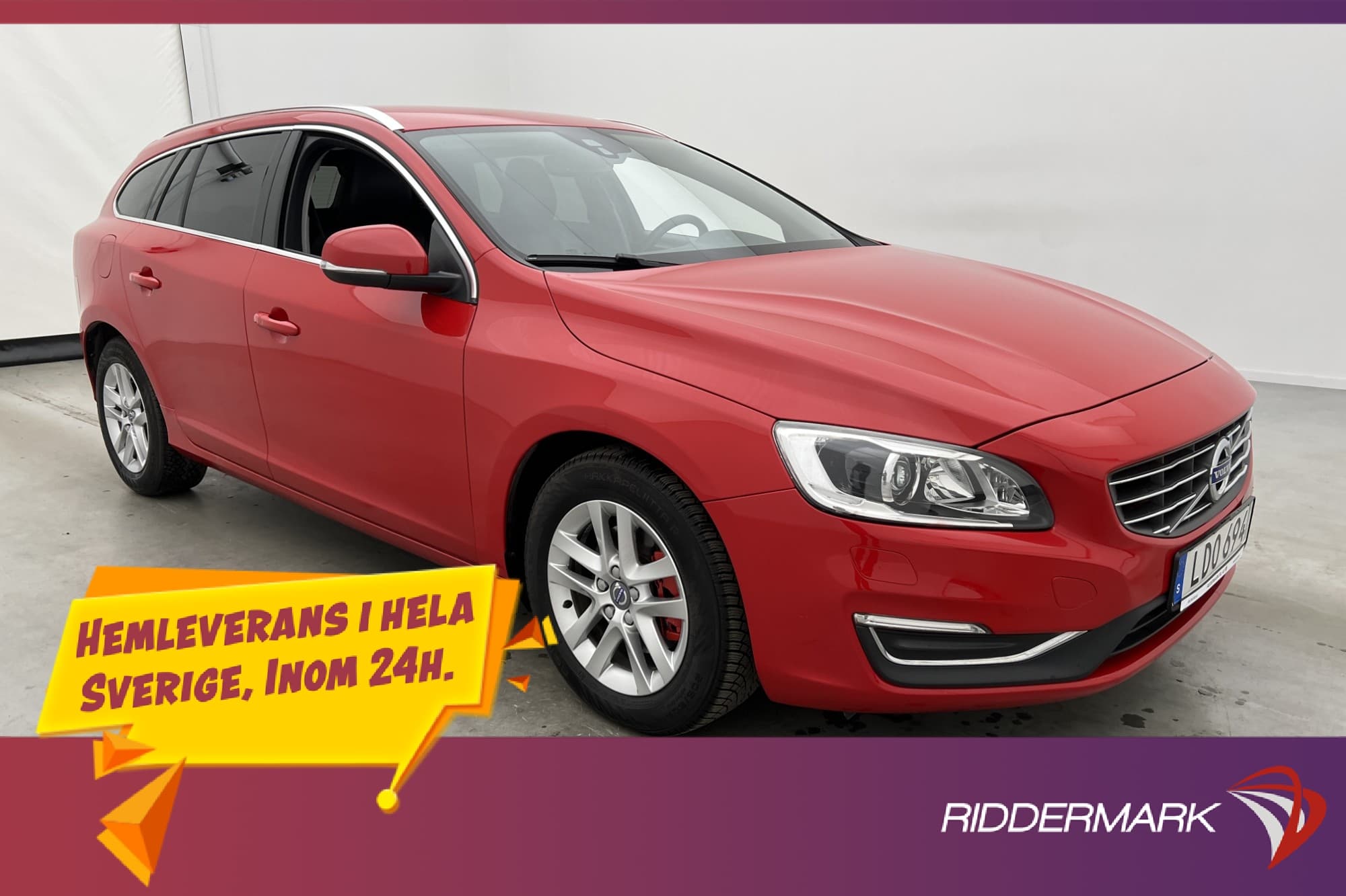 Volvo V60 D4 Summum Värmare VOC Läder Keyless Navi Sensorer