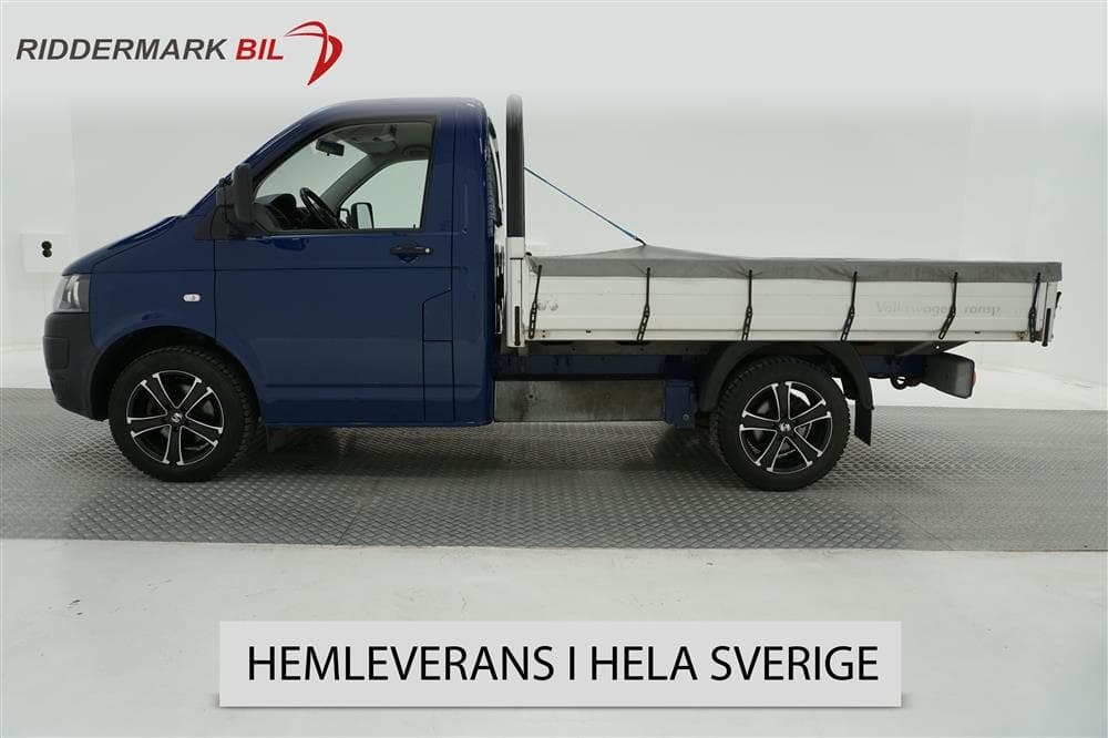 Volkswagen Transporter 2.0 TDI Flakbil Lång Nybes Värmare 