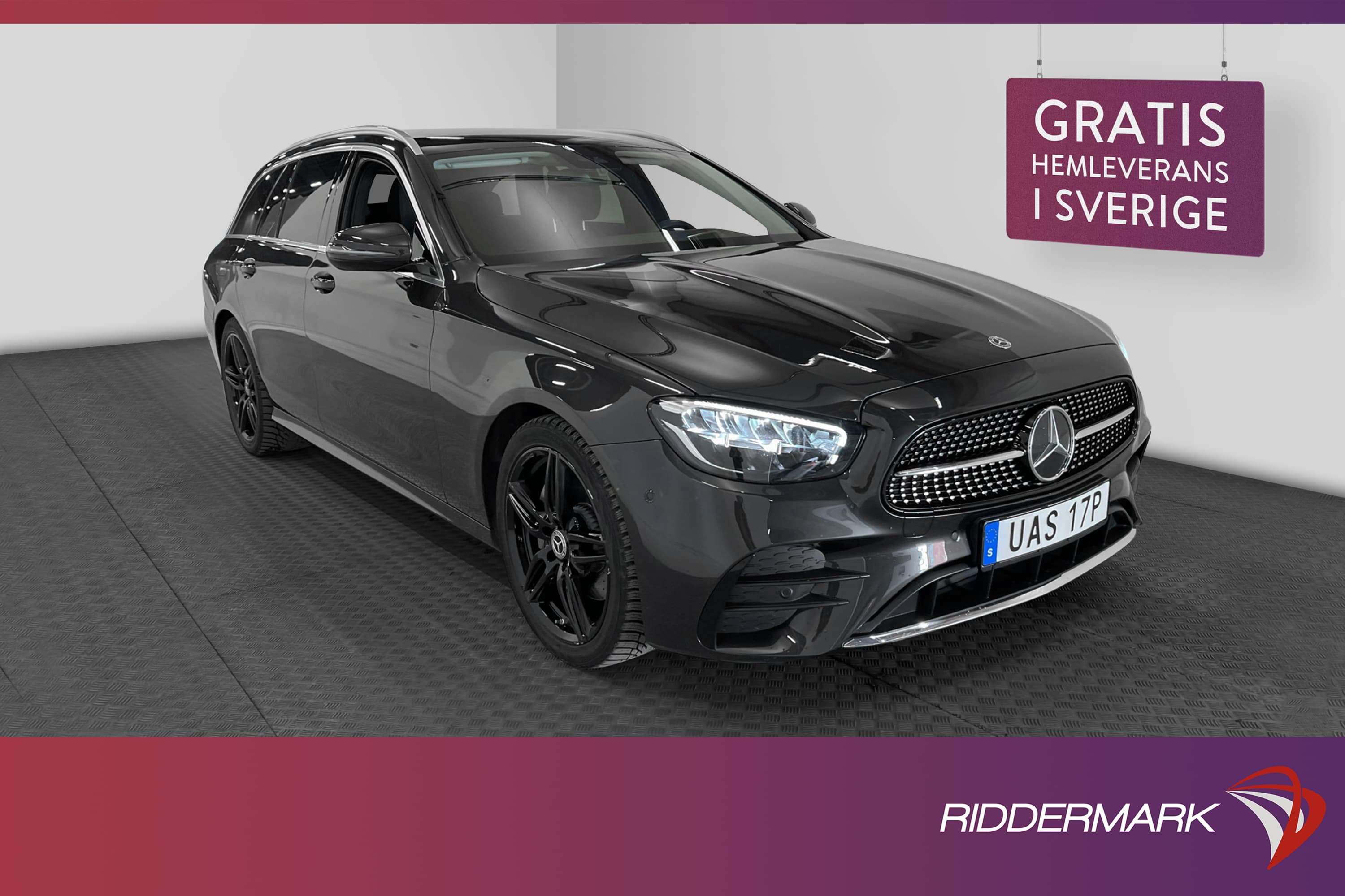Mercedes-Benz E 220 d 4M AMG Burmester Widescreen B-kamera