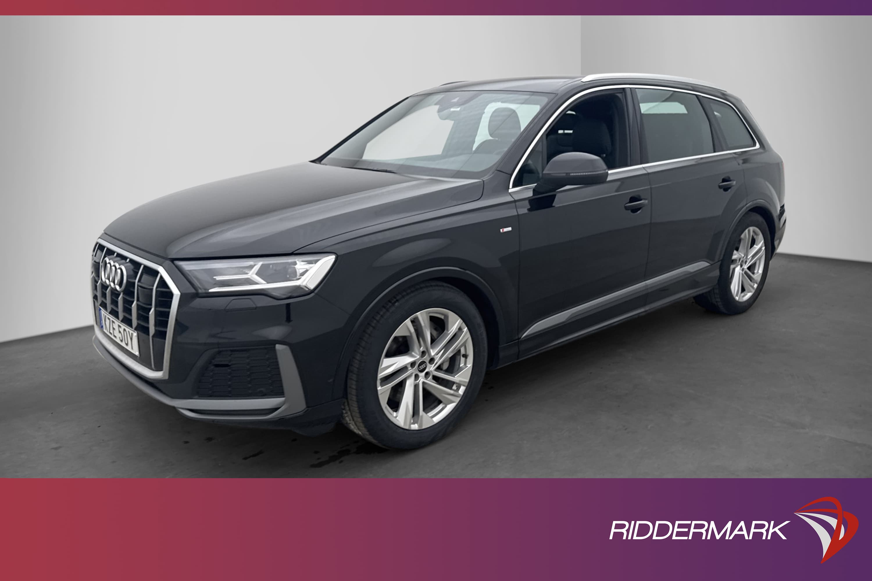 Audi Q7 50 TDI Q S-Line Cockpit 7-Sits Värmare Drag Luft