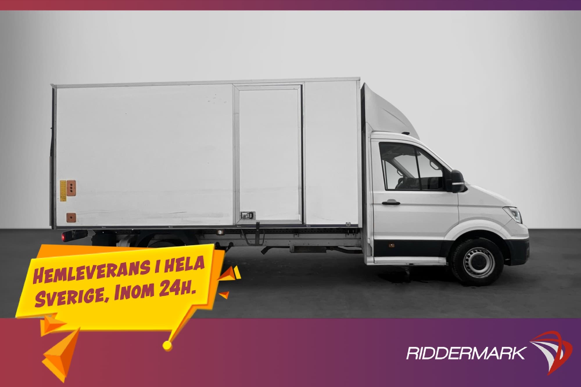 Volkswagen Crafter 177hk Värm BAKGAVELLYFT LED Sidodörr MOMS