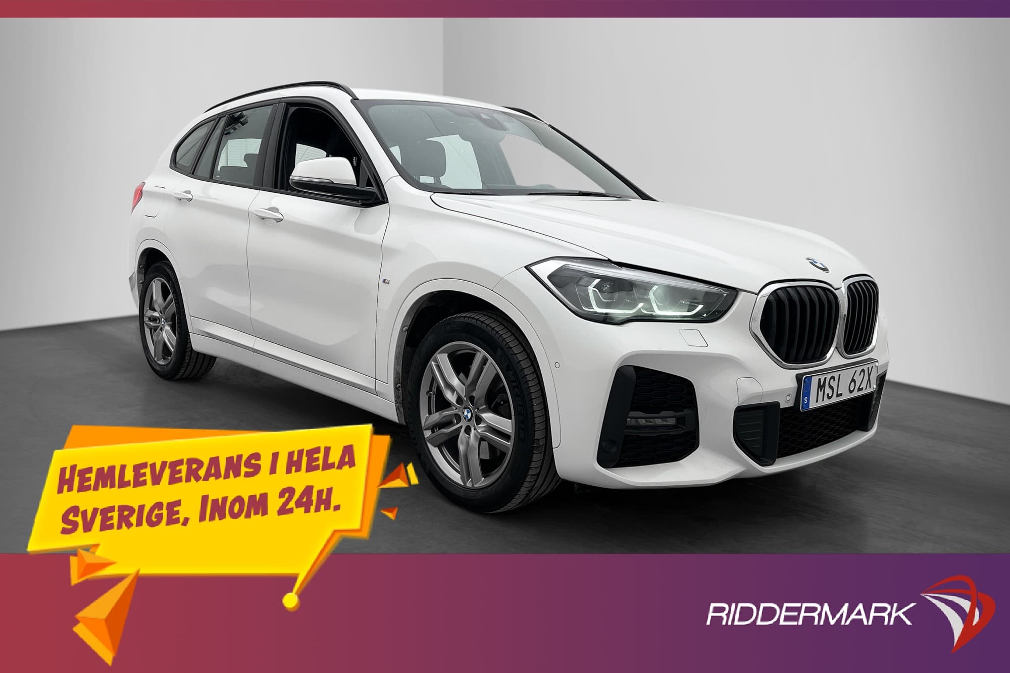 BMW X1 xDrive25e 220hk M Sport HuD Navi Skinn