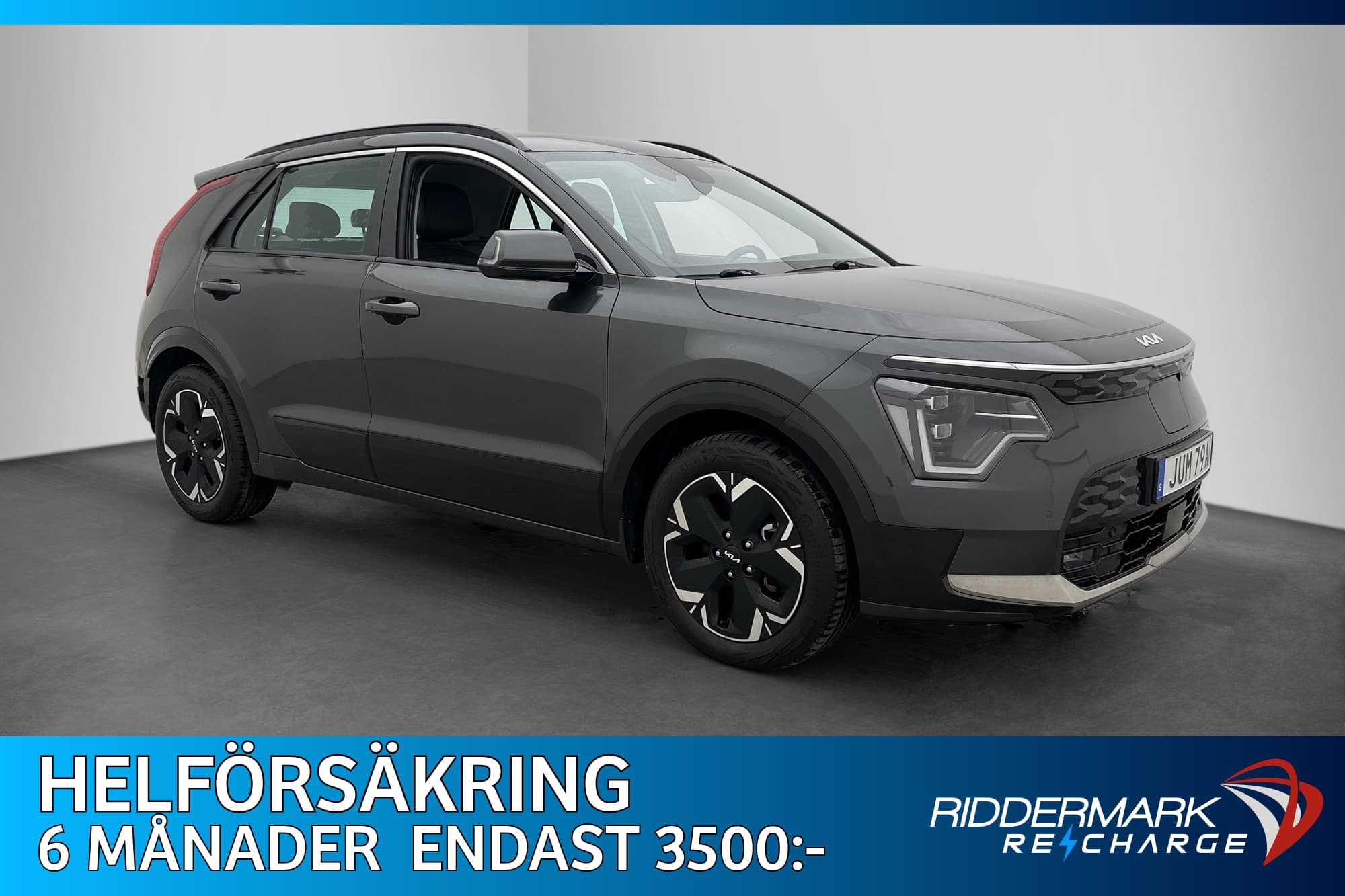 Kia Niro EV 204hk Action Kamera Rattvärme CarPlay MOMS