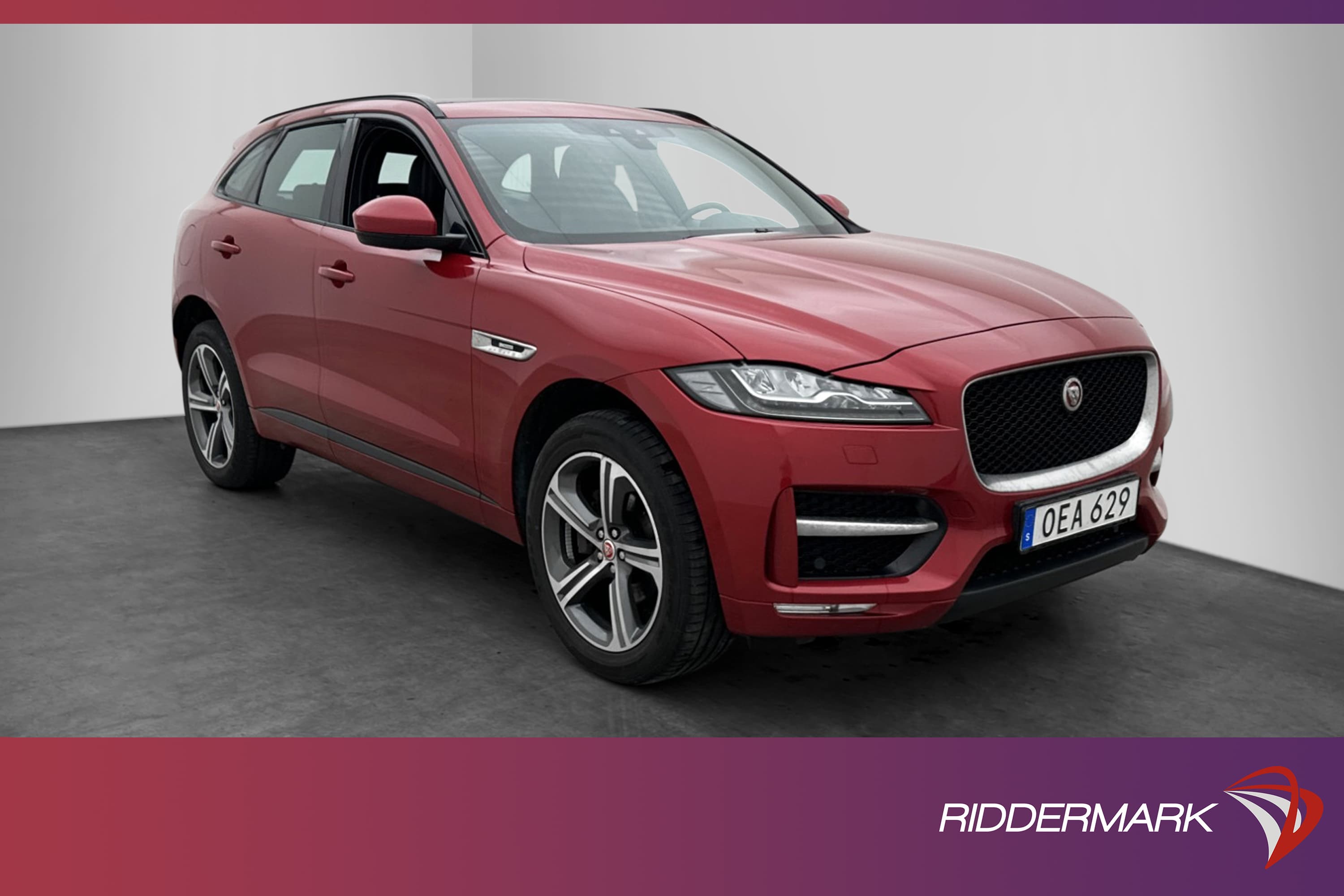 Jaguar F-Pace 20d AWD 180hk R-Sport Pano Meridian Navi Skinn