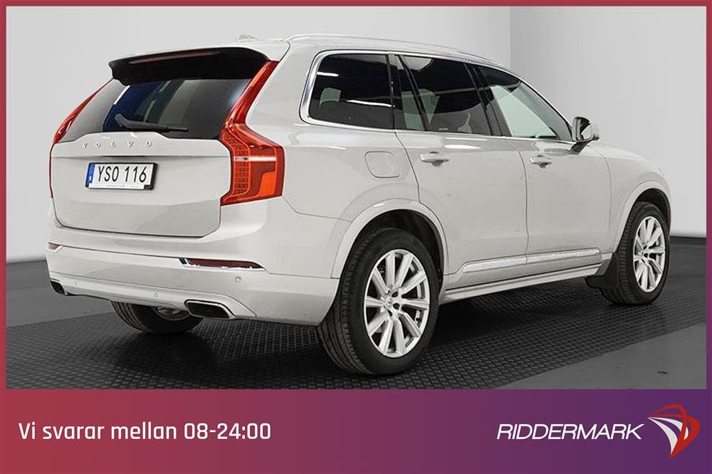 Volvo XC90 D5 AWD 235hk Inscription B&W 7-Sits Värmare Skinnexteriör