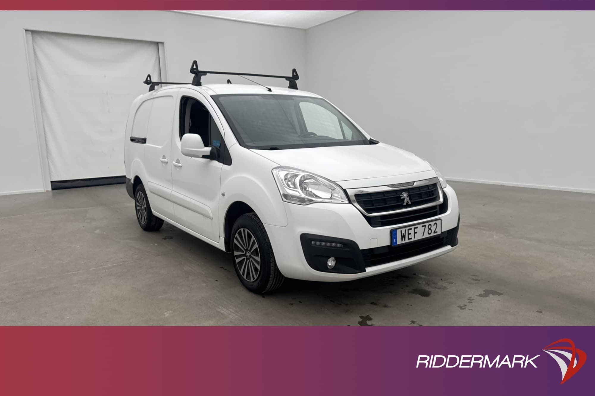 Peugeot Partner L2 1.6HDi Värm Drag V-Inredd 3-Sits PDC Moms