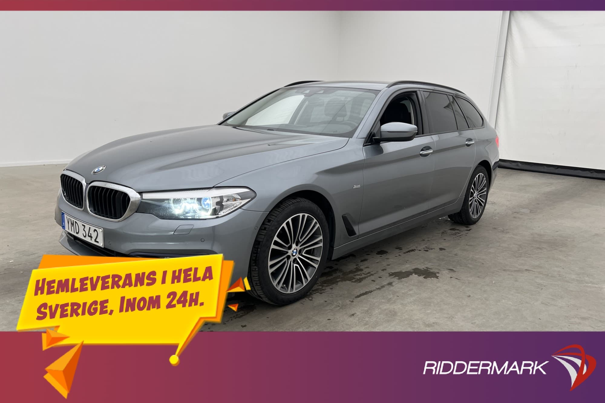 BMW 520 d 190hk xDrive Sport Line D-Värm HiFi B-Kamera Drag