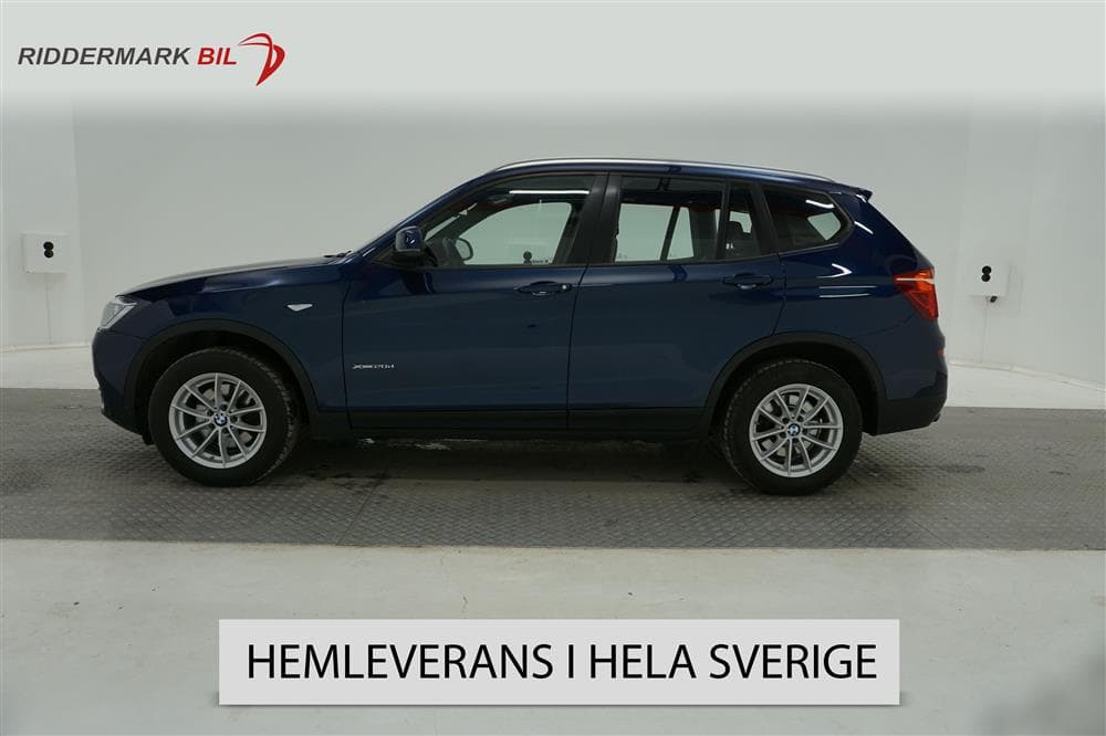 BMW X3 xDrive20d 190hk D-Värm Drag Halvskinn 0,52l/milexteriör