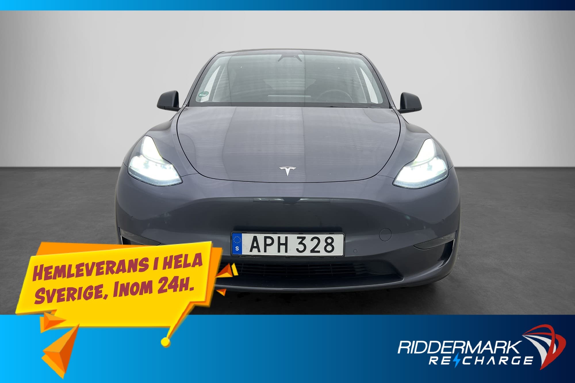 Tesla Model Y Long Range AWD Autopilot Pano Svensksåld