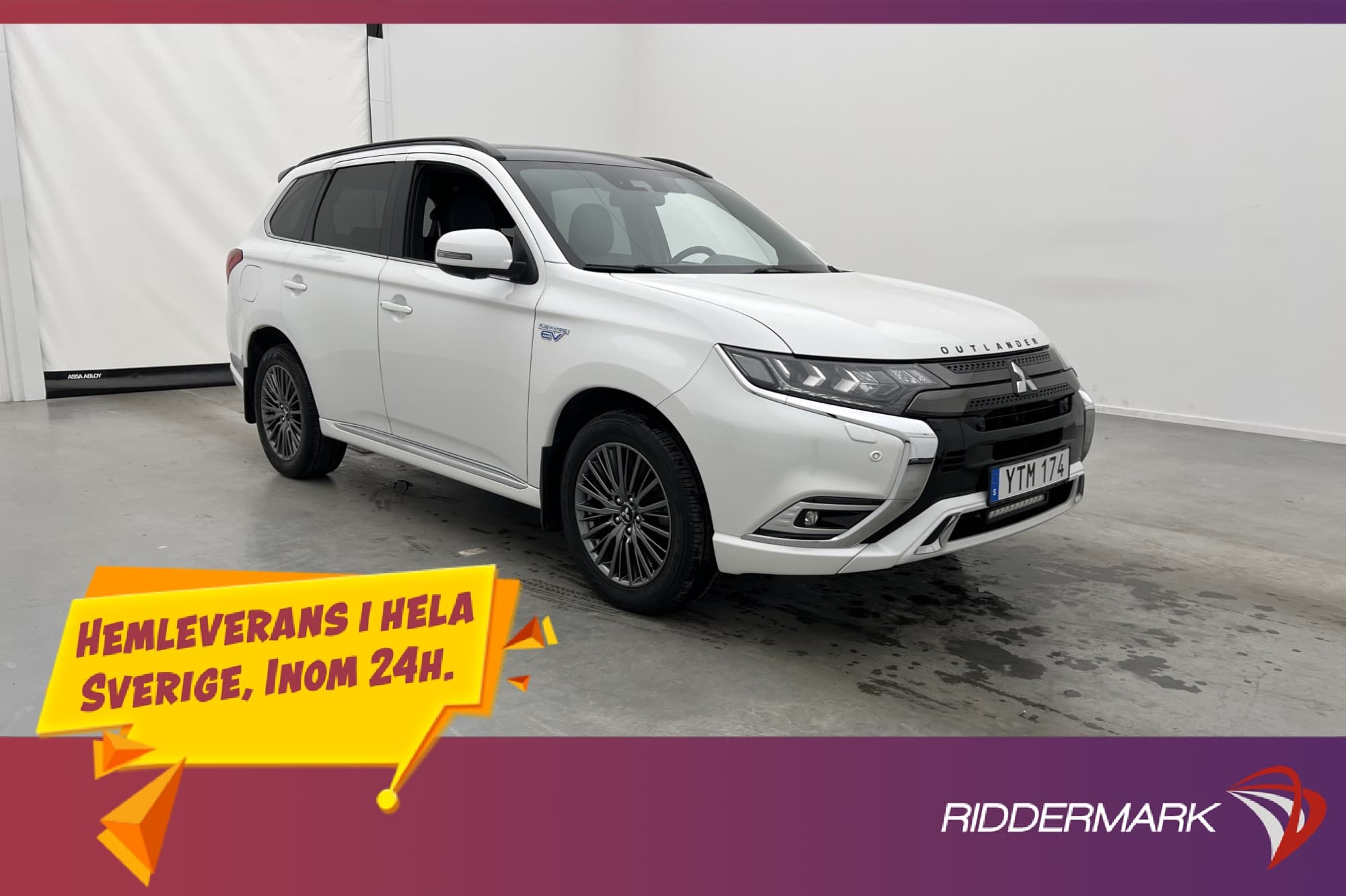 Mitsubishi Outlander PHEV AWD 224hk S Edition Drag 360 Skinn