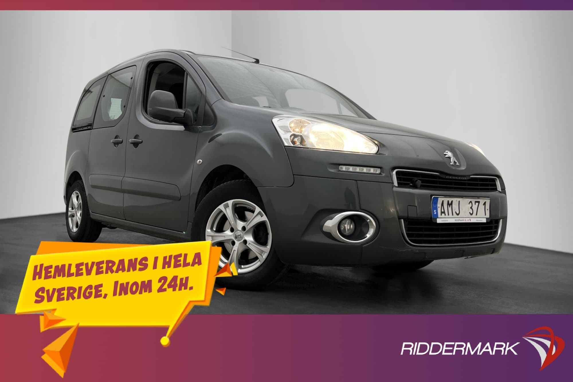 Peugeot Partner Tepee 1.6HDi PDC Farthållare 5-Sits 1-ÄGARE