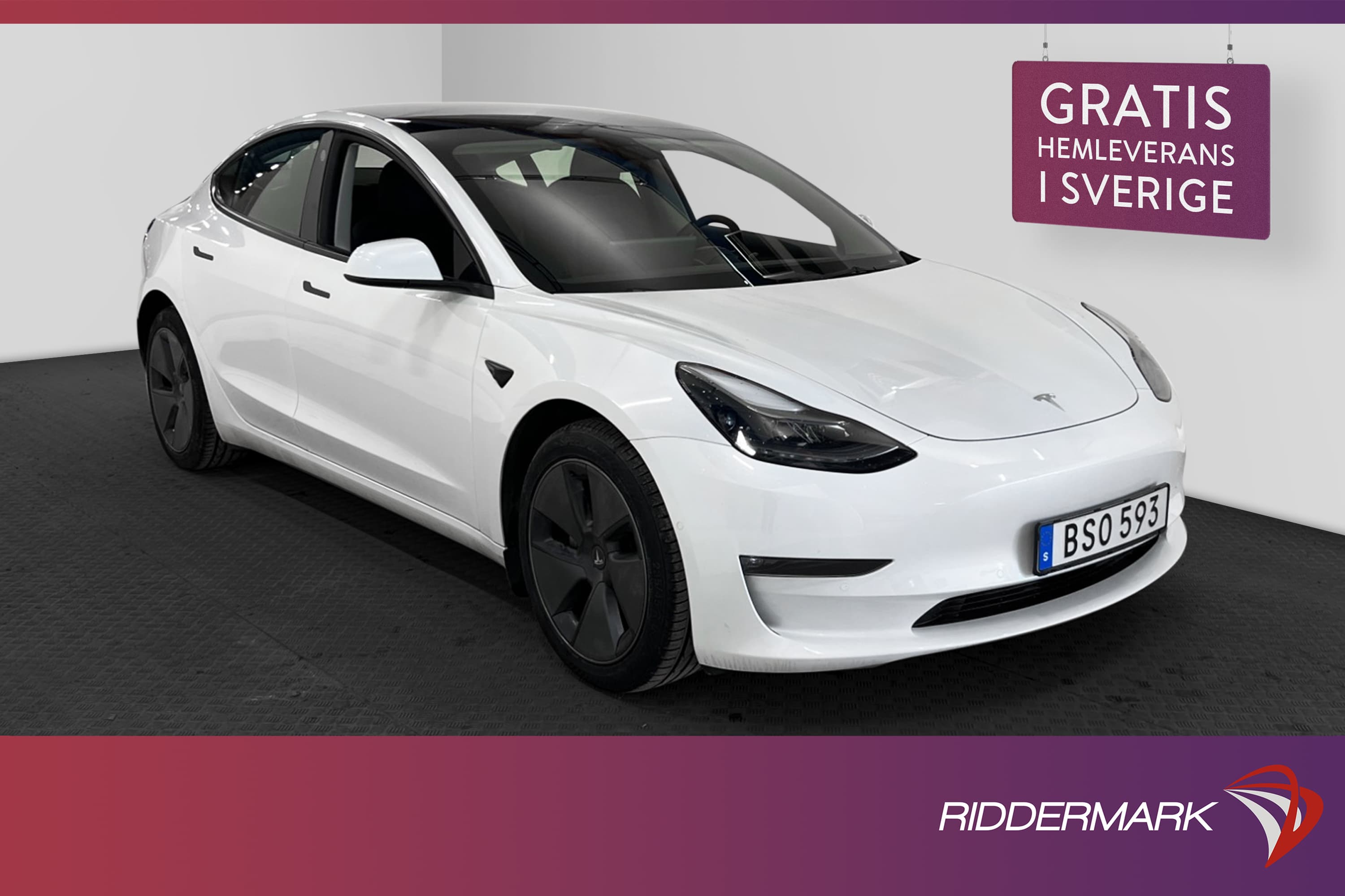 Tesla Model 3 Long Range AWD 440hk