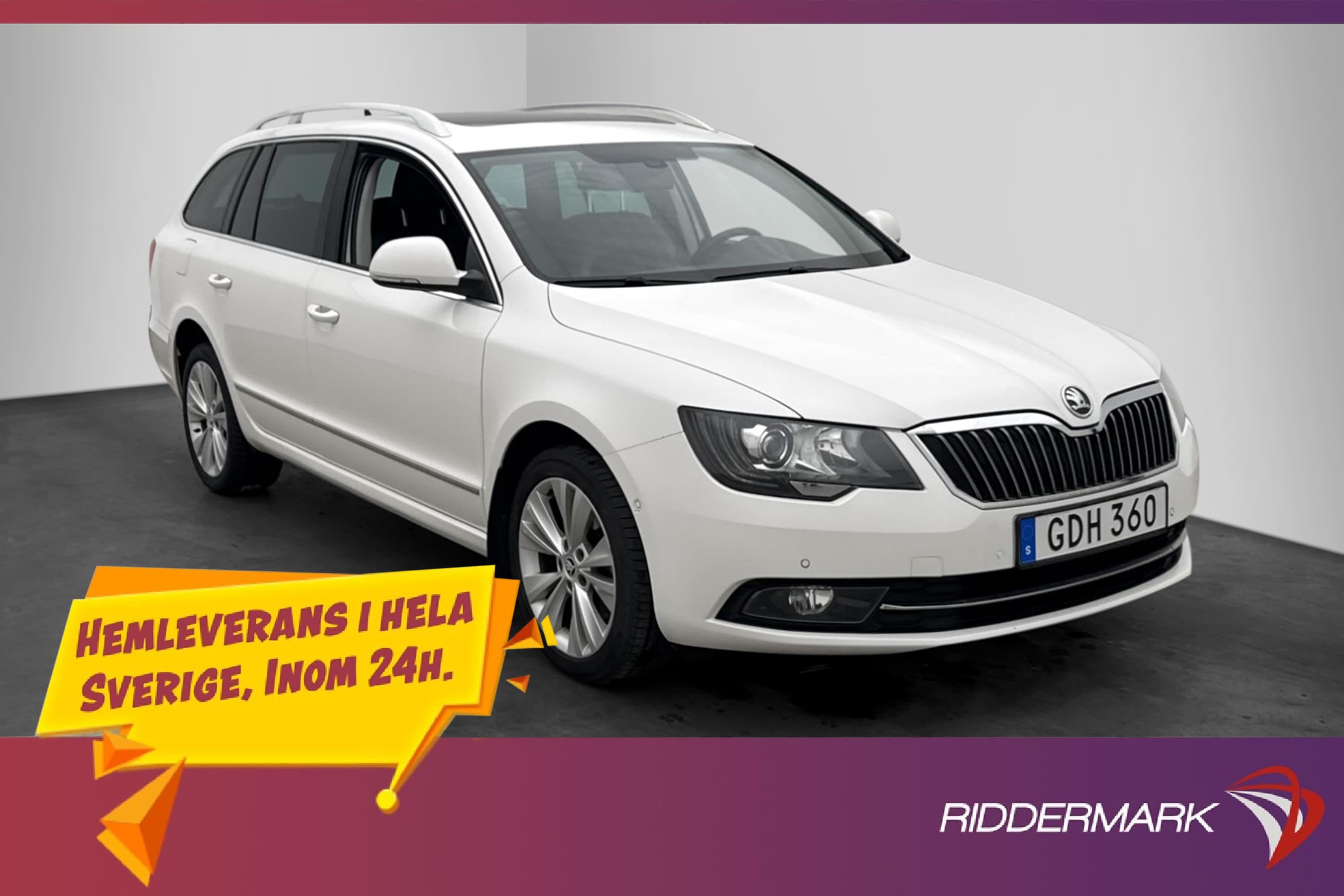 Skoda Superb 2.0 TDI 170hk 4x4 Värmare Pano Navi Drag