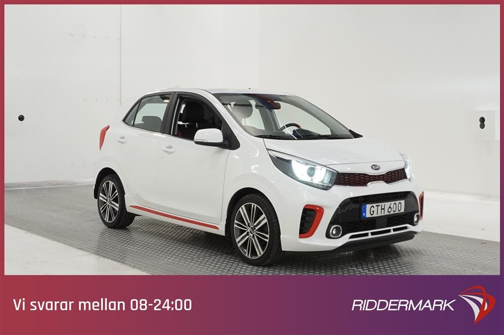 Kia Picanto 1.0 T-GDi 100hk GT-Line Kamera Välserv 0,51l/mil