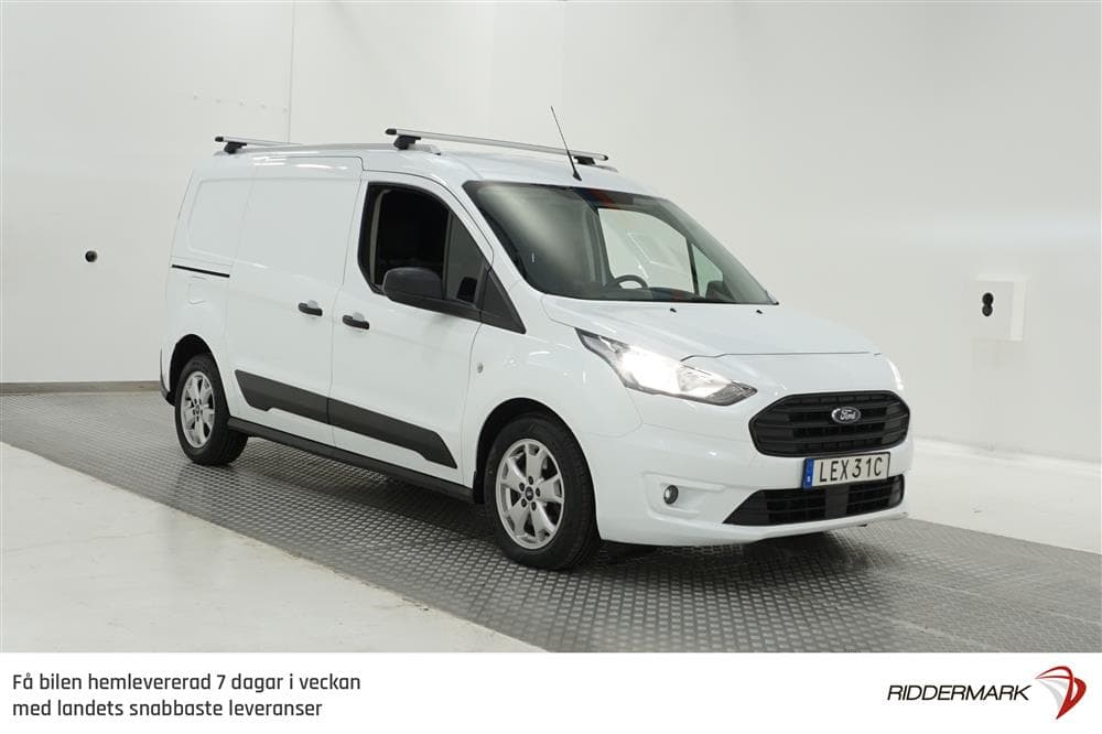 Ford Transit Connect 1.5 TDCi 100hk LWB Drag Värmare Moms
