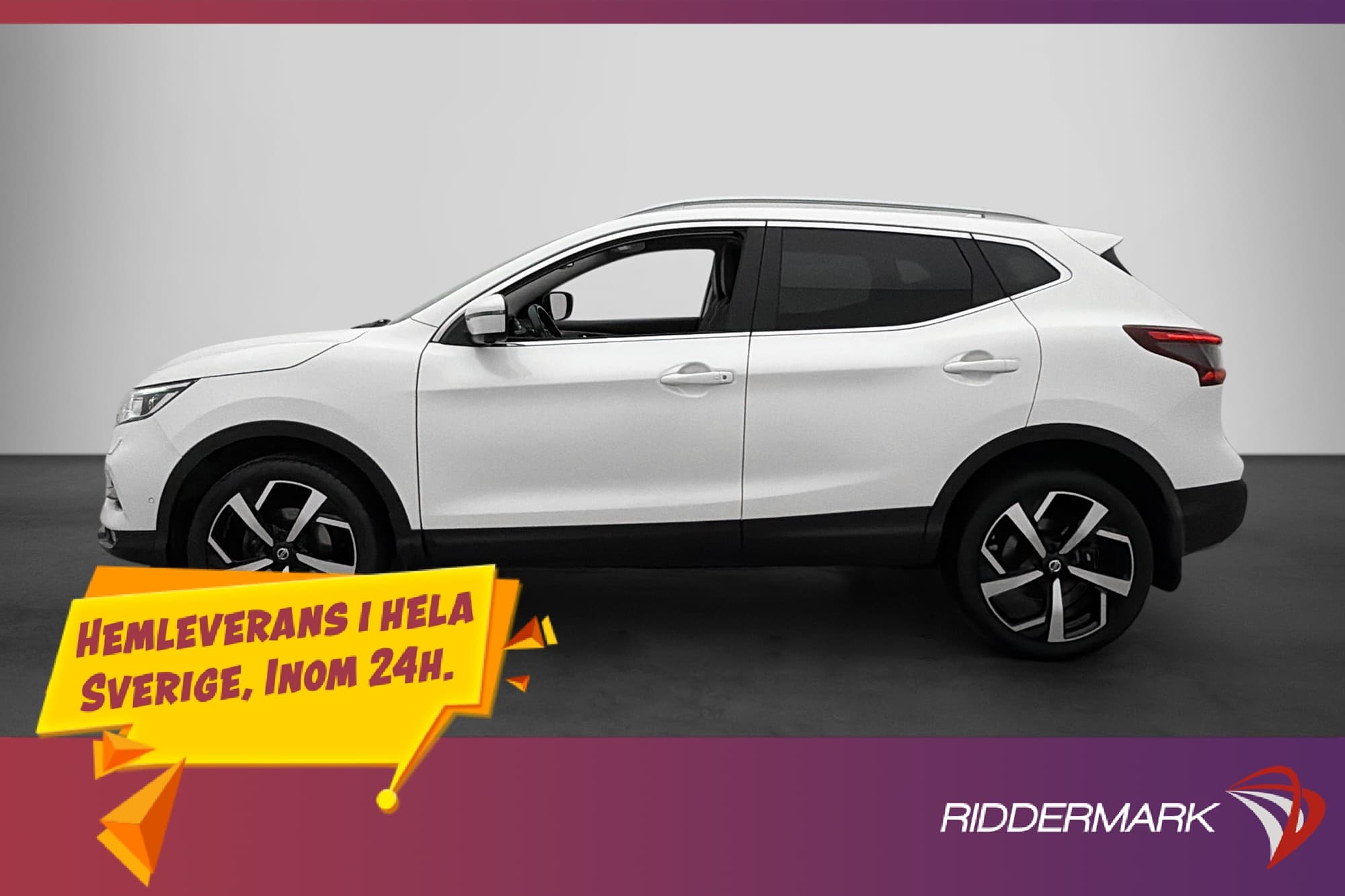 Nissan Qashqai 1.3 DIG-T 160hk Tekna Pano 360° Navi Drag