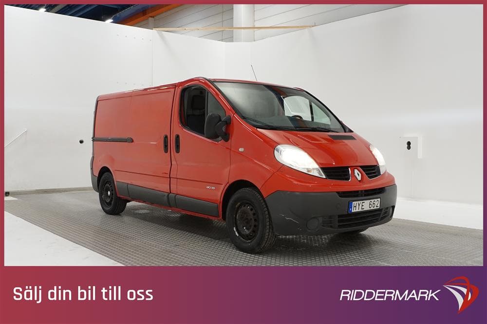 Renault Trafic 2.0 dCi Lång V-inr Värmare Drag Nyservad
