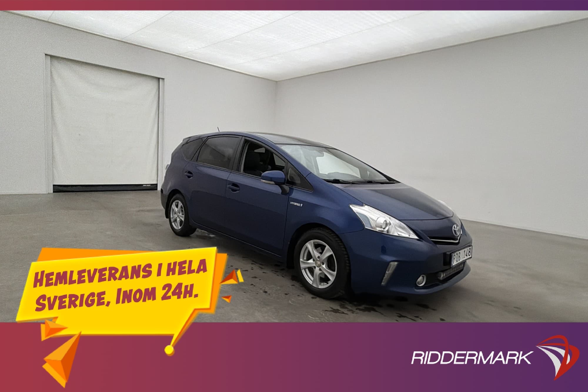 Toyota Prius+ Hybrid 136hk 7-Sits Skinn Pano HuD Kamera