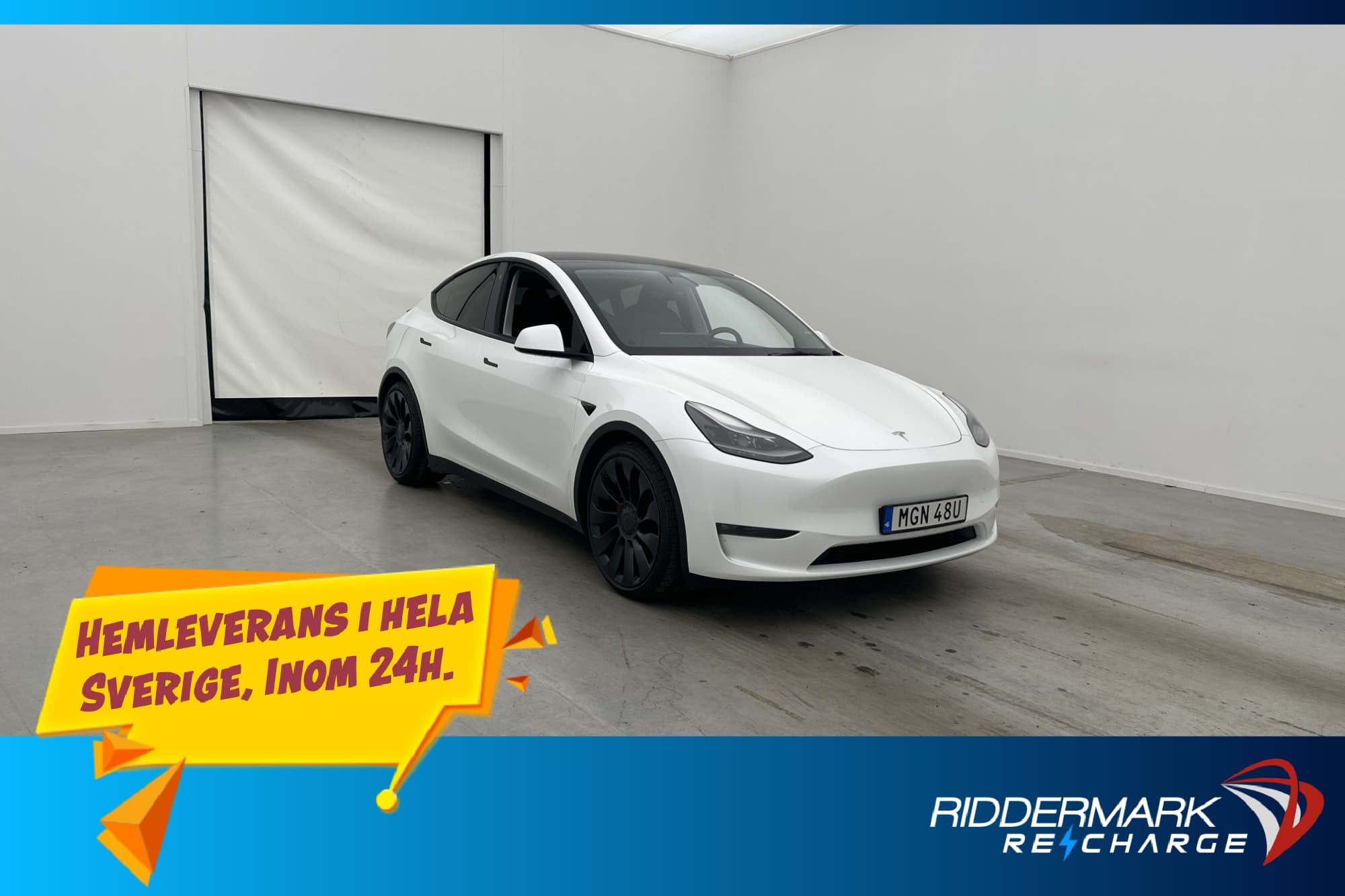 Tesla Model Y Performance AWD Autopilot Svensksåld MOMS
