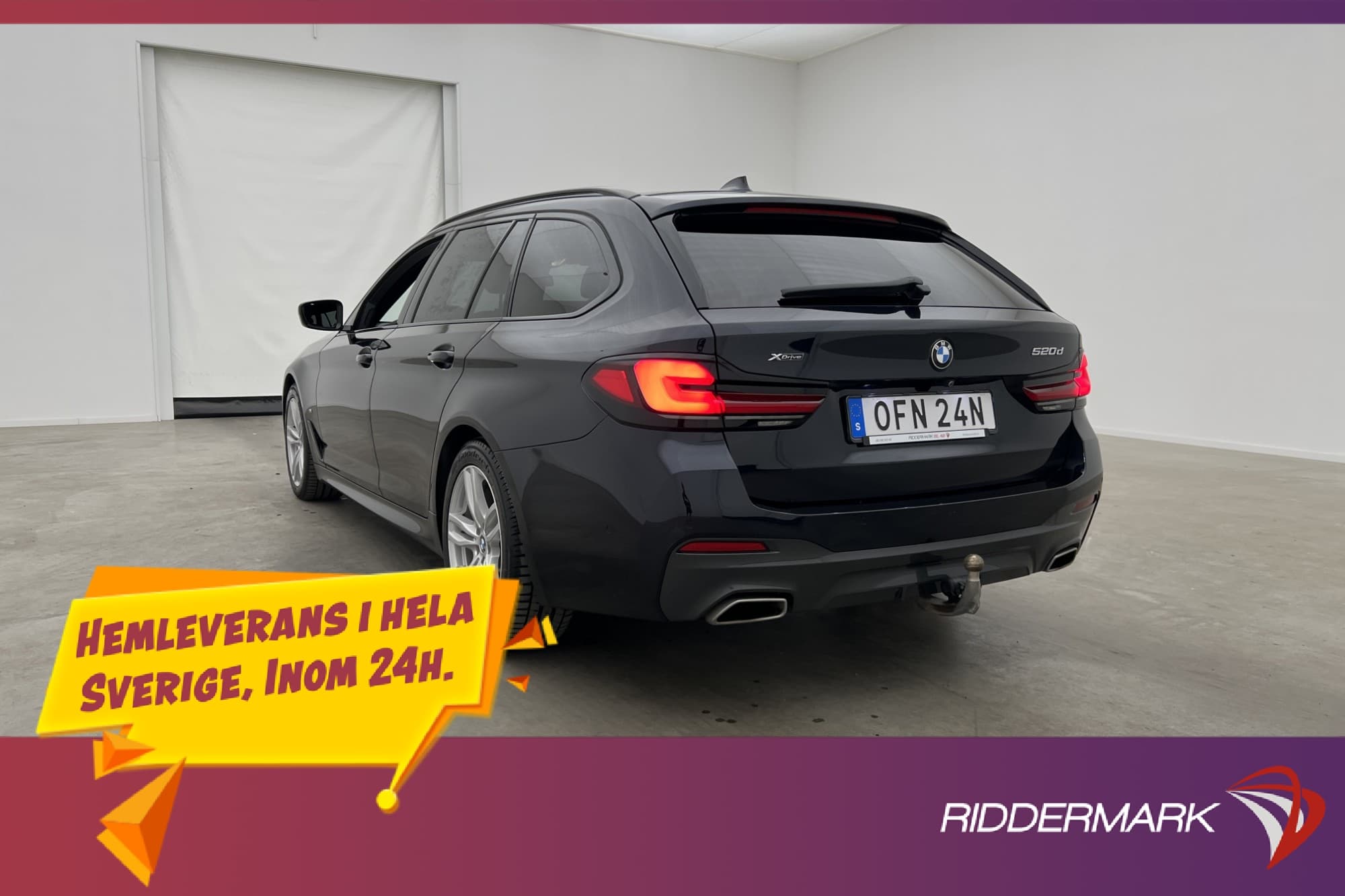 BMW 520d xDrive 190hk M Sport Navi Cockpit D-värm HiFi Drag 