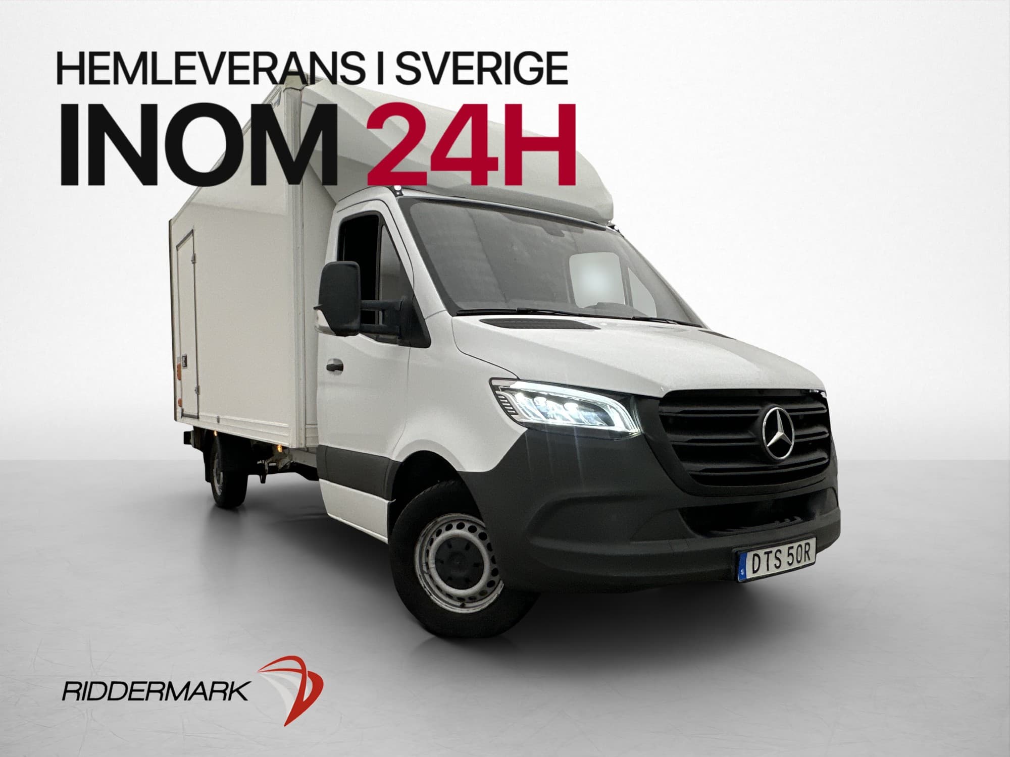 Mercedes-Benz Sprinter 317 Värm Bakgavellyft Sidodörr Moms