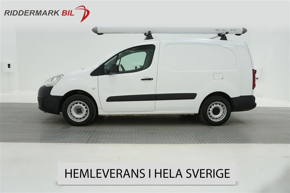 Peugeot Partner 1.6 (100hk) Lång Eu6 Drag Värmare Moms