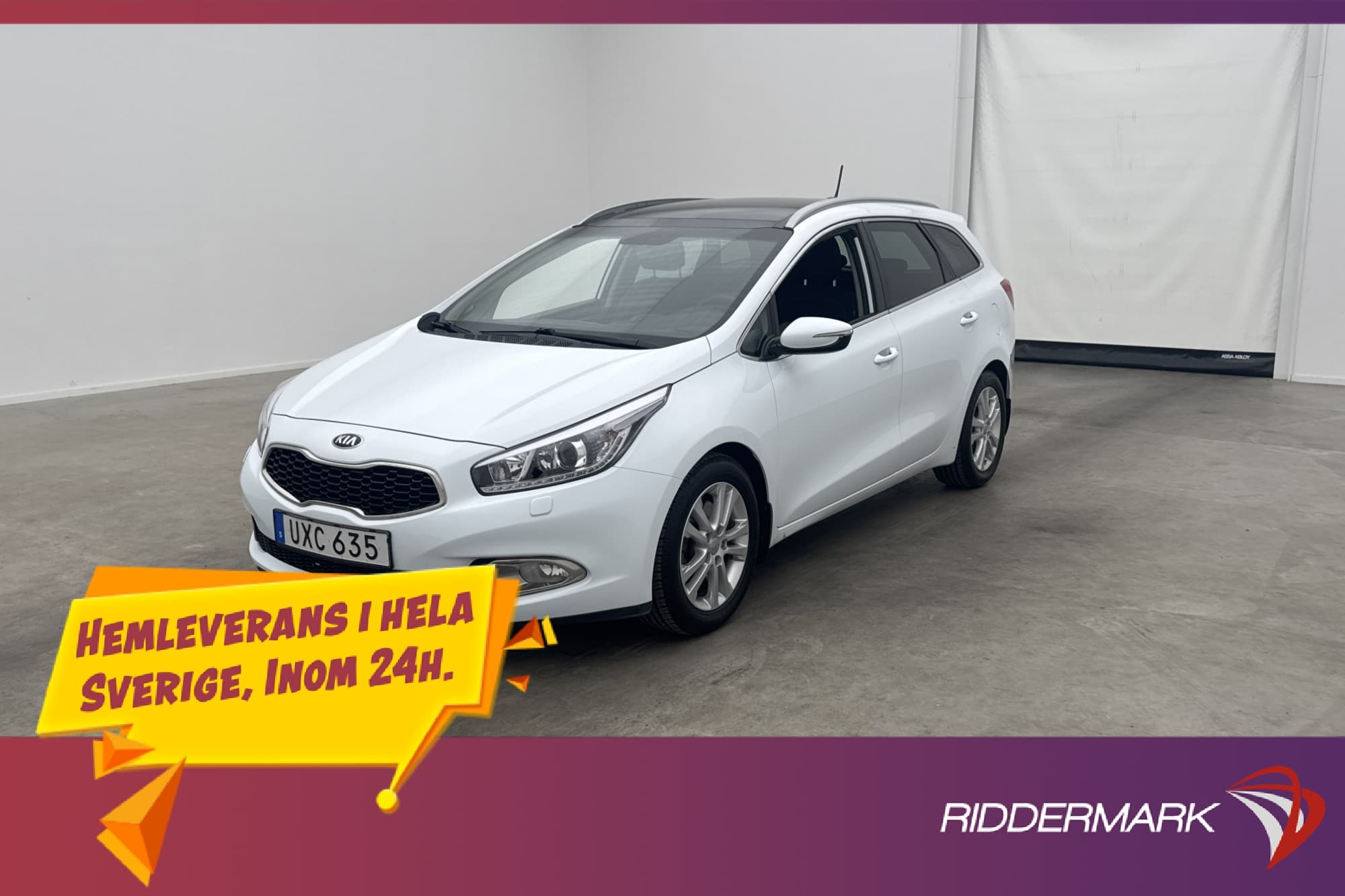 Kia Cee´d SW 1.6 CRDi Panorama Kamera Navi Rattvärme Drag