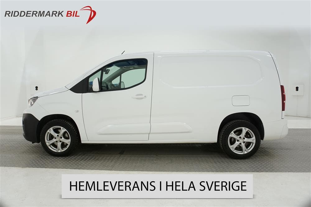 Peugeot Partner 1.5 HDI 100hk Eu6 L2 Värmare 3-sits Moms