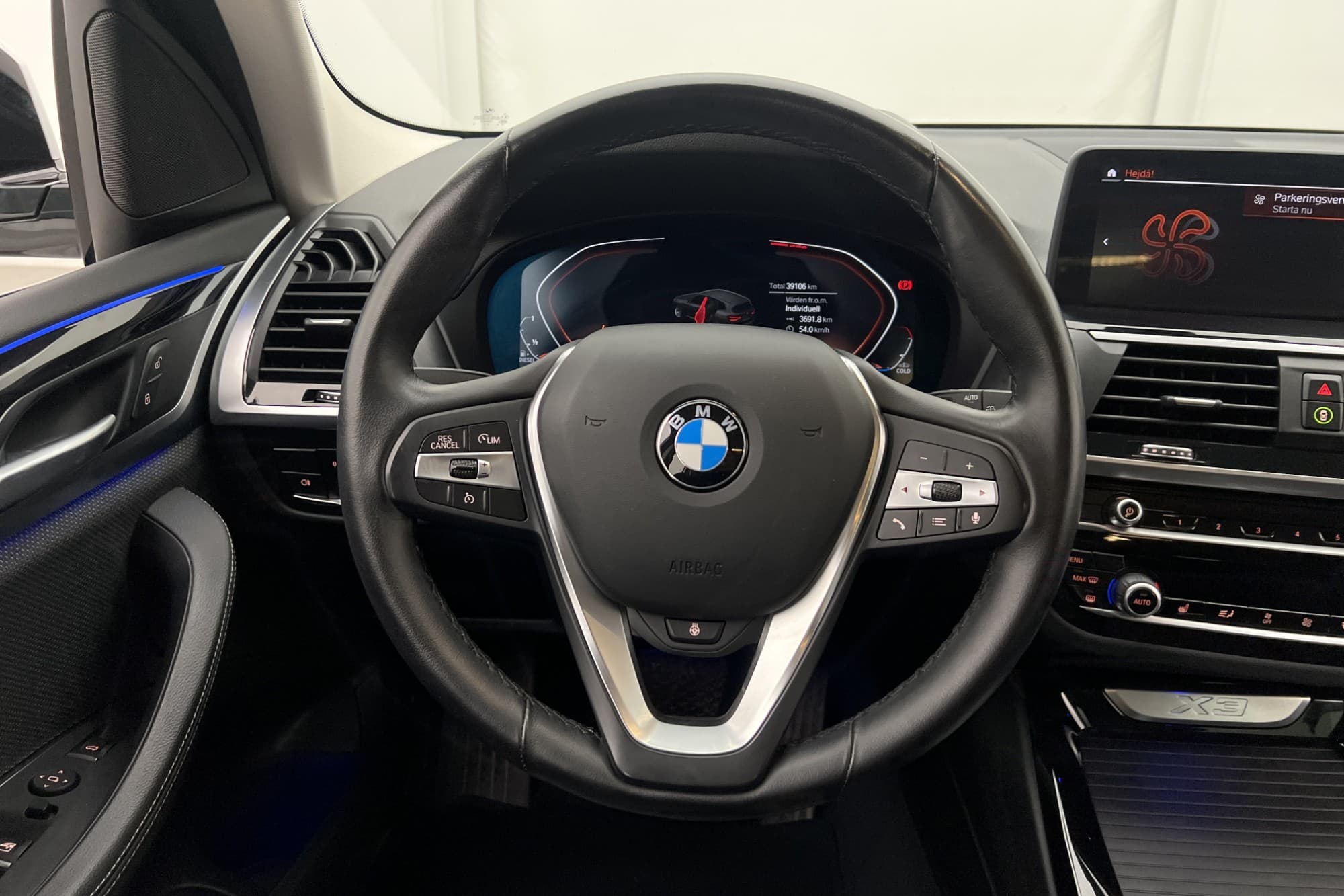 BMW X3 xDrive20d 190hk Kamera HiFi Navi Gesture Dragkrok