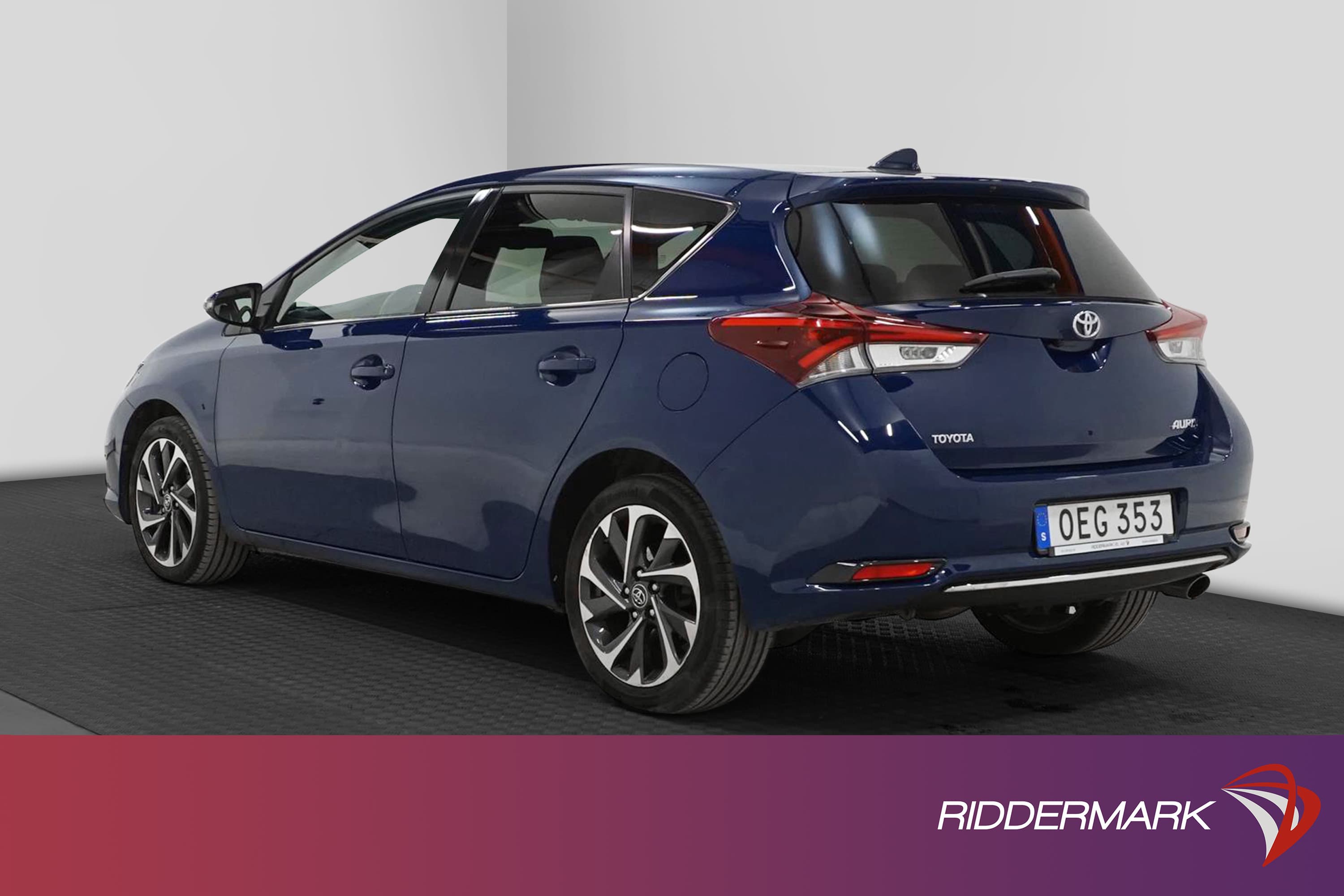 Toyota Auris 1.2 Turbo 116hk B-Kamera  822kr Skatt 0,49L/mil