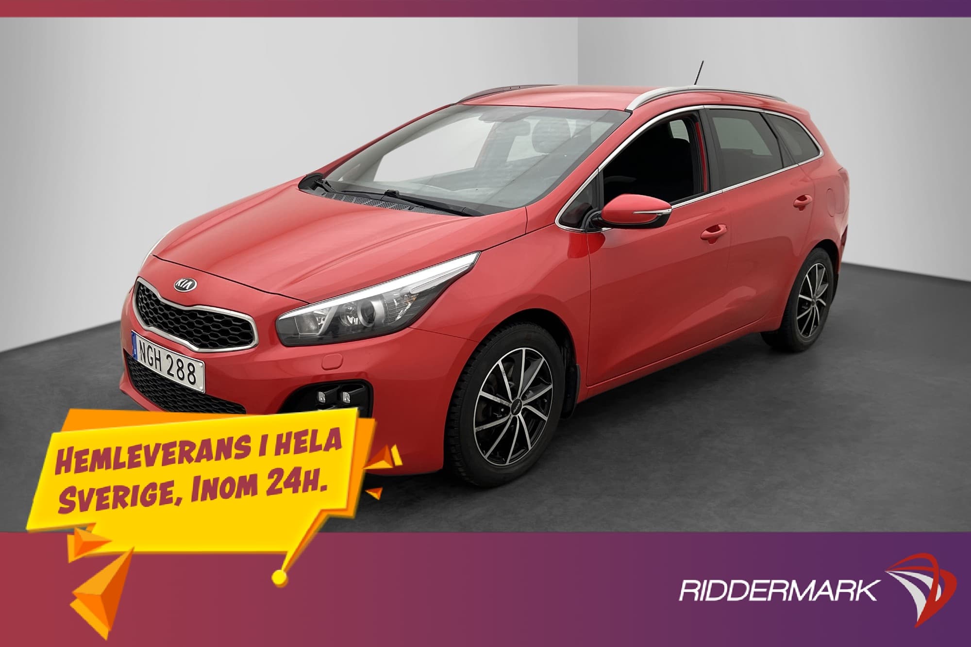 Kia Ceed SW 1.6 136hk GT-Line Navi P-Sensorer Dragkrok