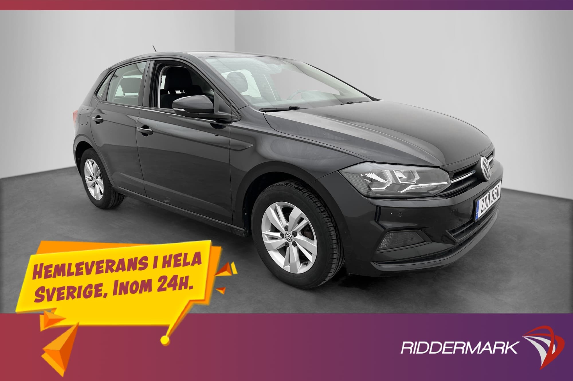 Volkswagen Polo 1.0 TSI 1 Brukare P-Sensorer AC Bluetooth