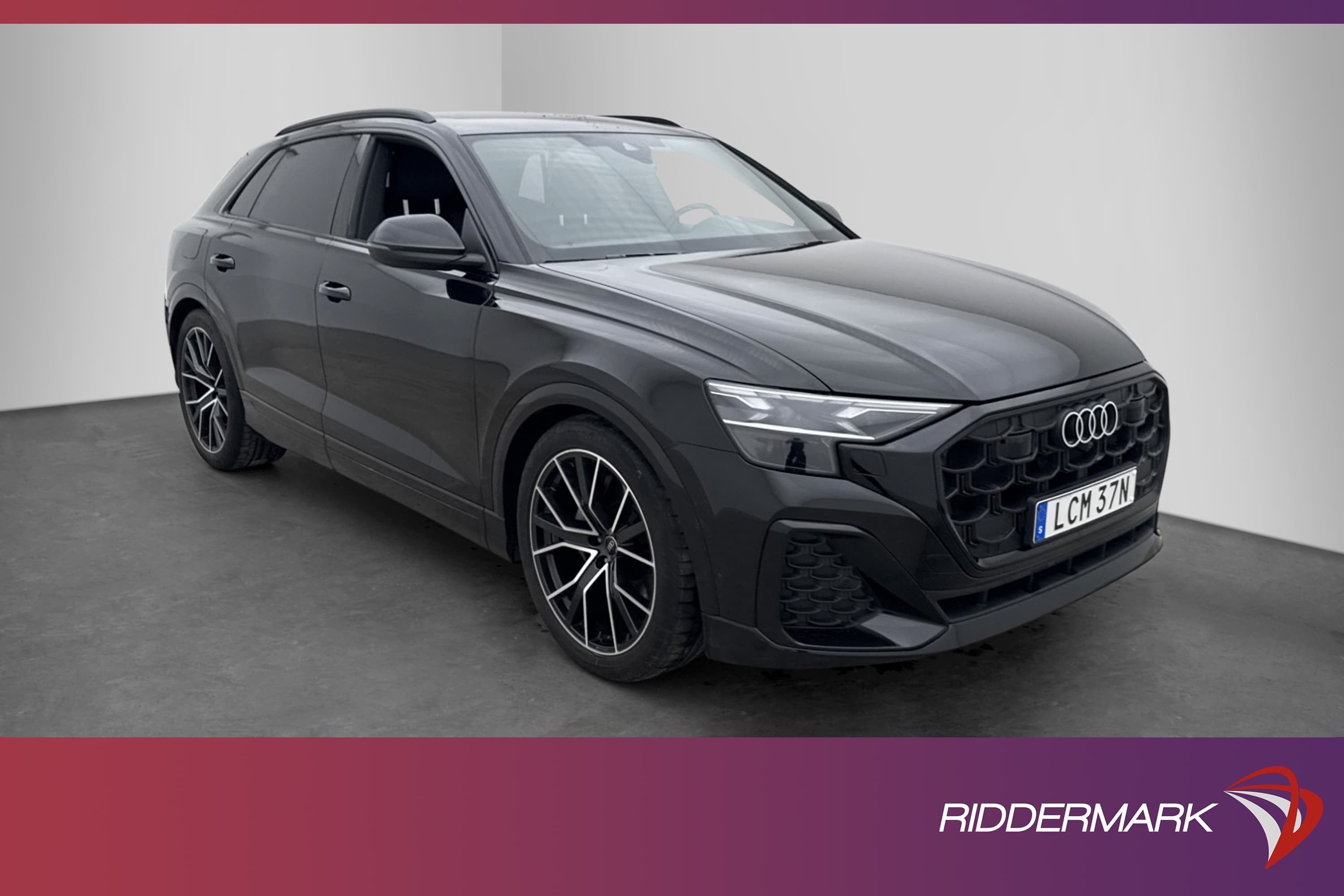 Audi Q8 50 TDI Q 286hk S-Line B&O Luft Cockpit 360 Värm Drag