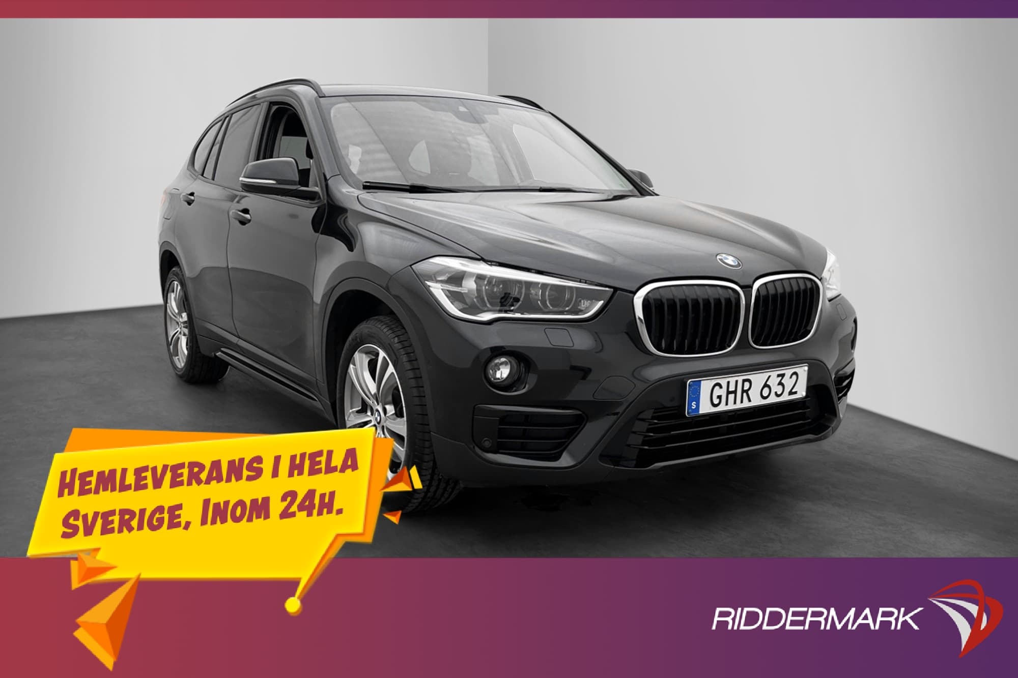BMW X1 XDrive20d Pano HUD B-Kamera Navi Skinn Sportstolar