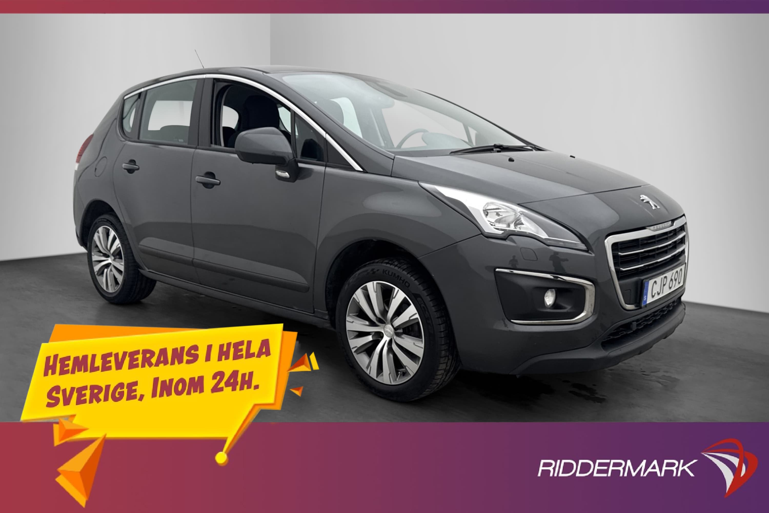 Peugeot 3008 1.2 e-THP 130hk Värmare Drag