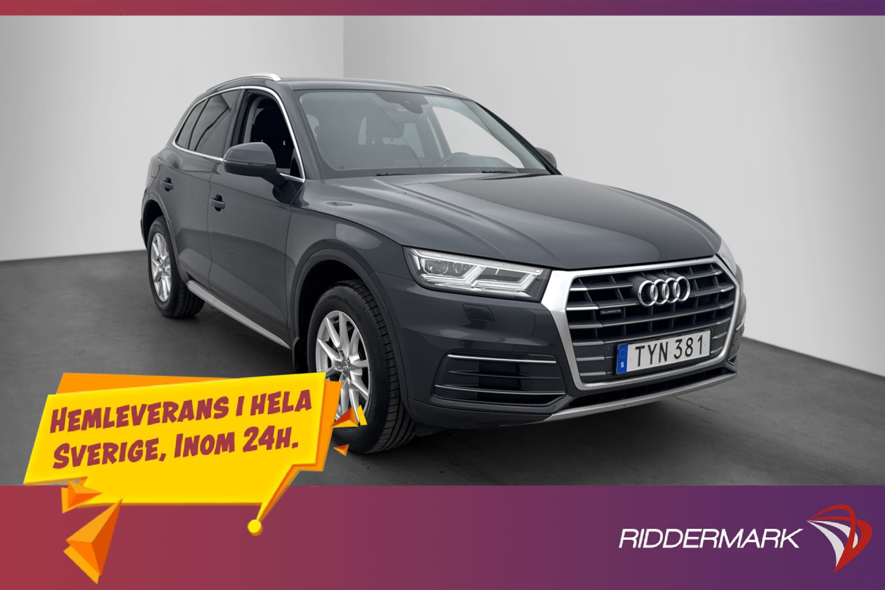 Audi Q5 TDI Quattro 190hk Värmare Cockpit Sensorer Navi Drag