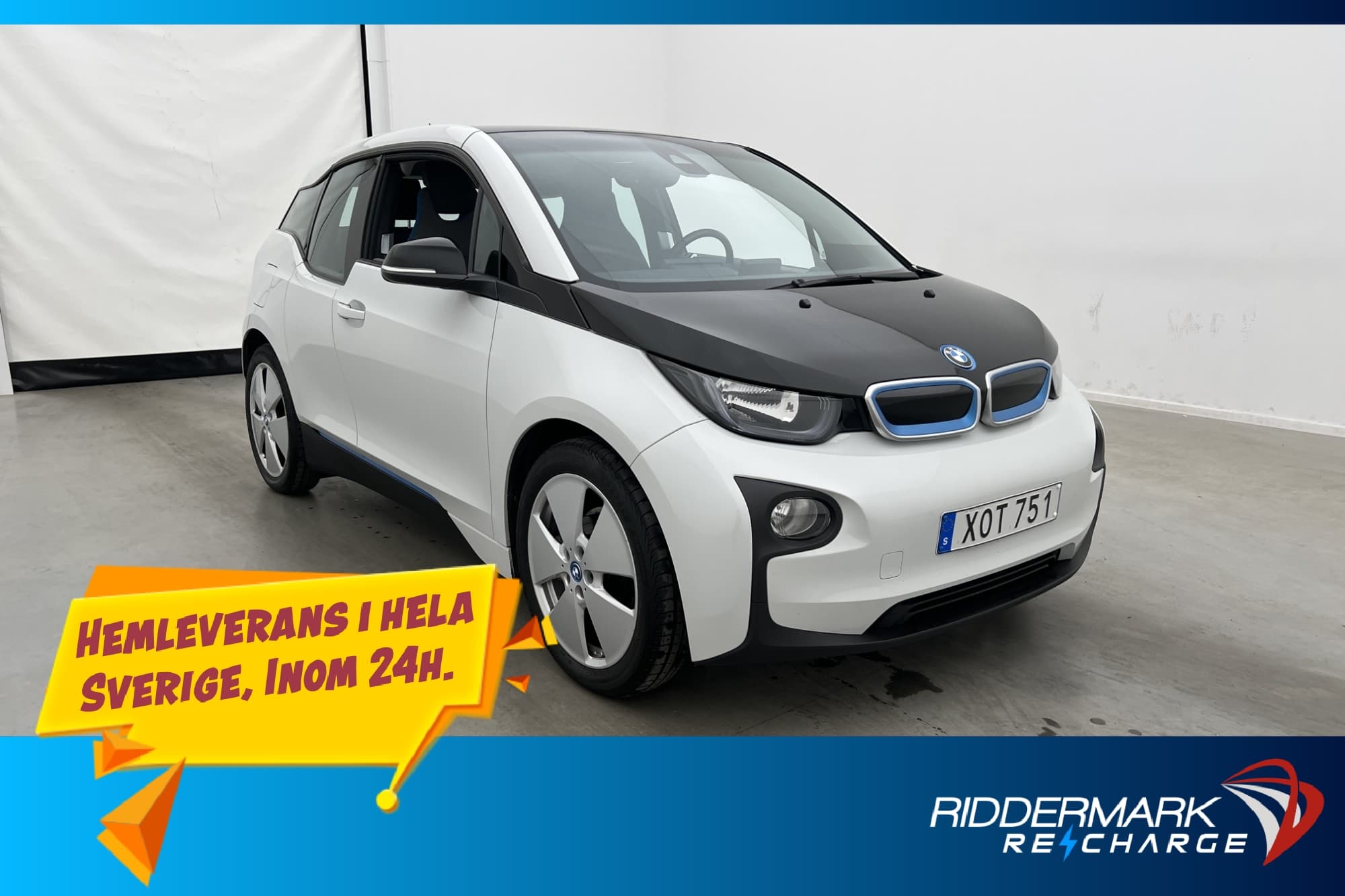BMW i3 94 Ah 170hk Värmare Comfort Advanced Navi Sensorer