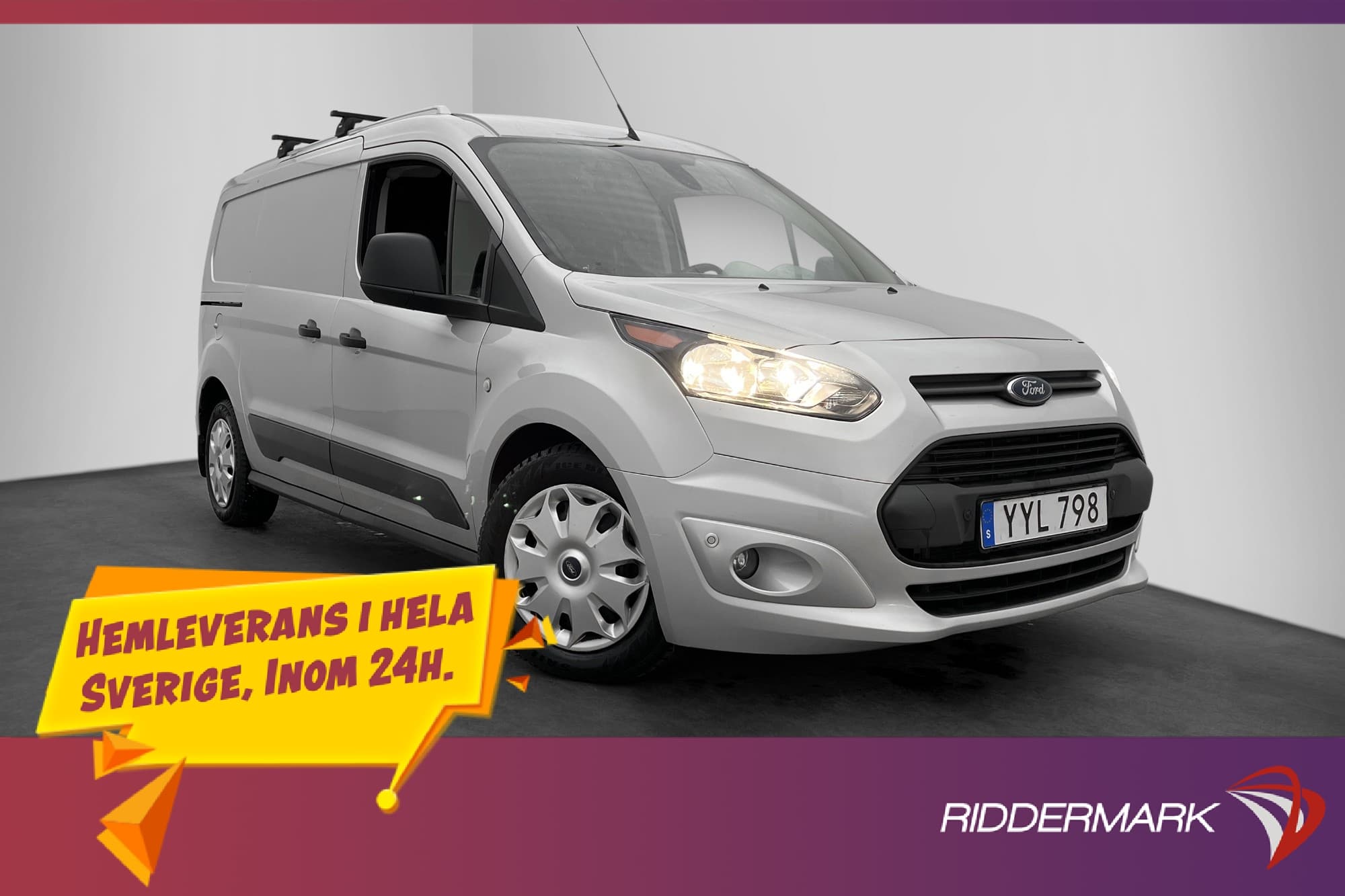 Ford Transit Connect LWB Värm Drag Kamera V-inr Moms 1-Ägare