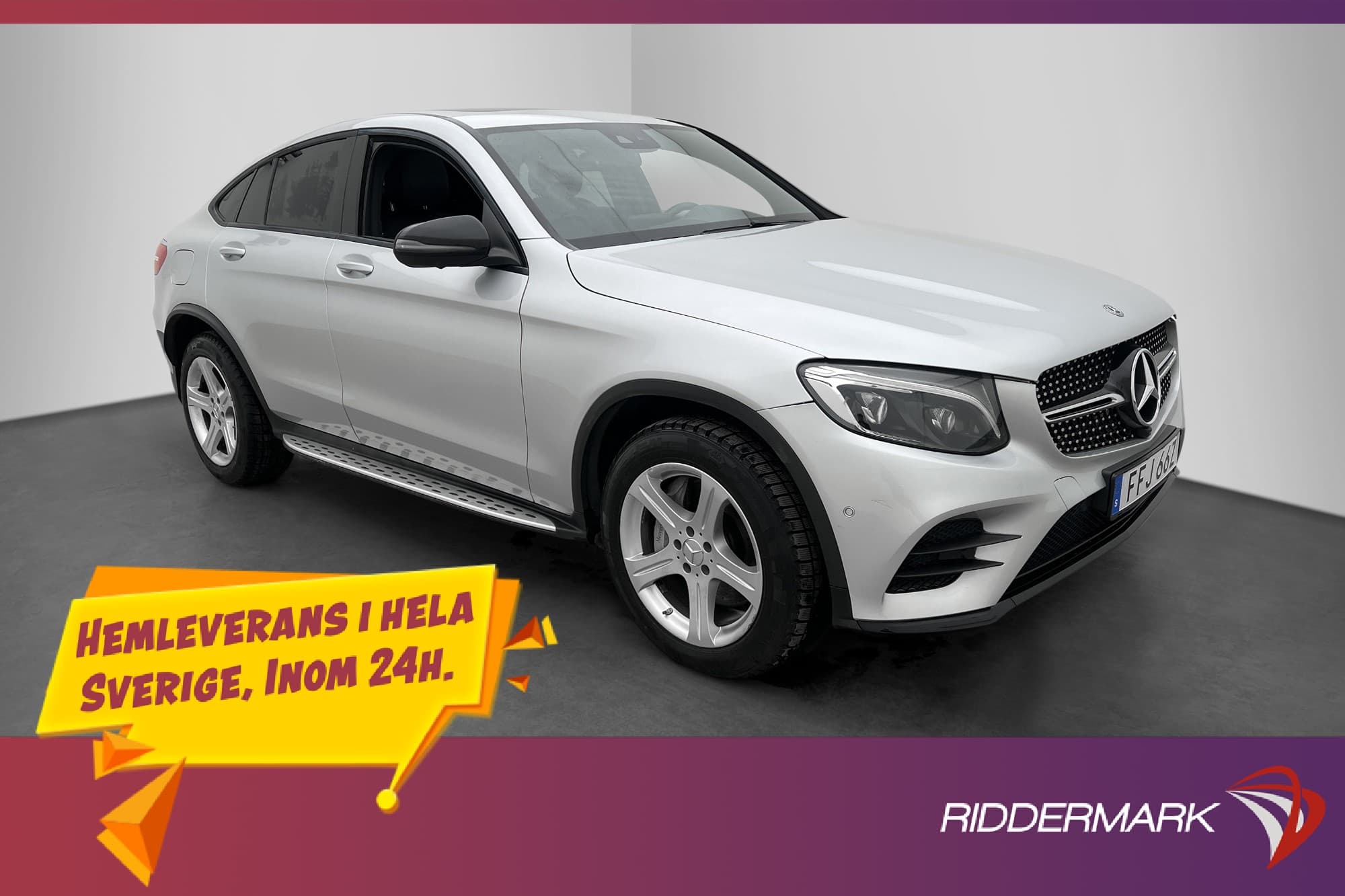 Mercedes-Benz GLC Coupé 220d 4M AMG Pano Värmare Burmester