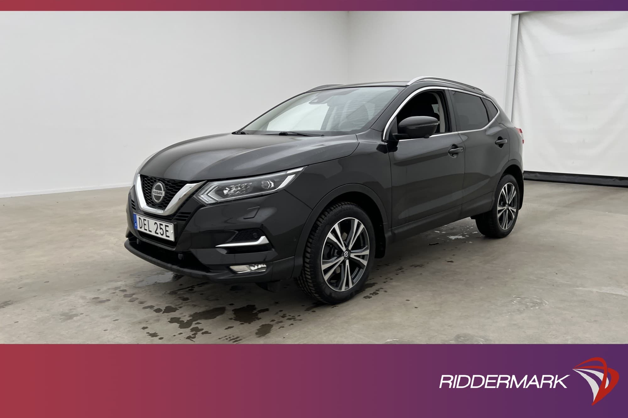 Nissan Qashqai 160hk Tekna 360° Navi Halvskinn Elstol Drag