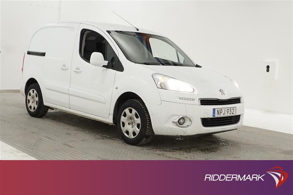 Peugeot Partner 1.6HDI 90hk PDC Dragkrok Ny-Kamrem Moms