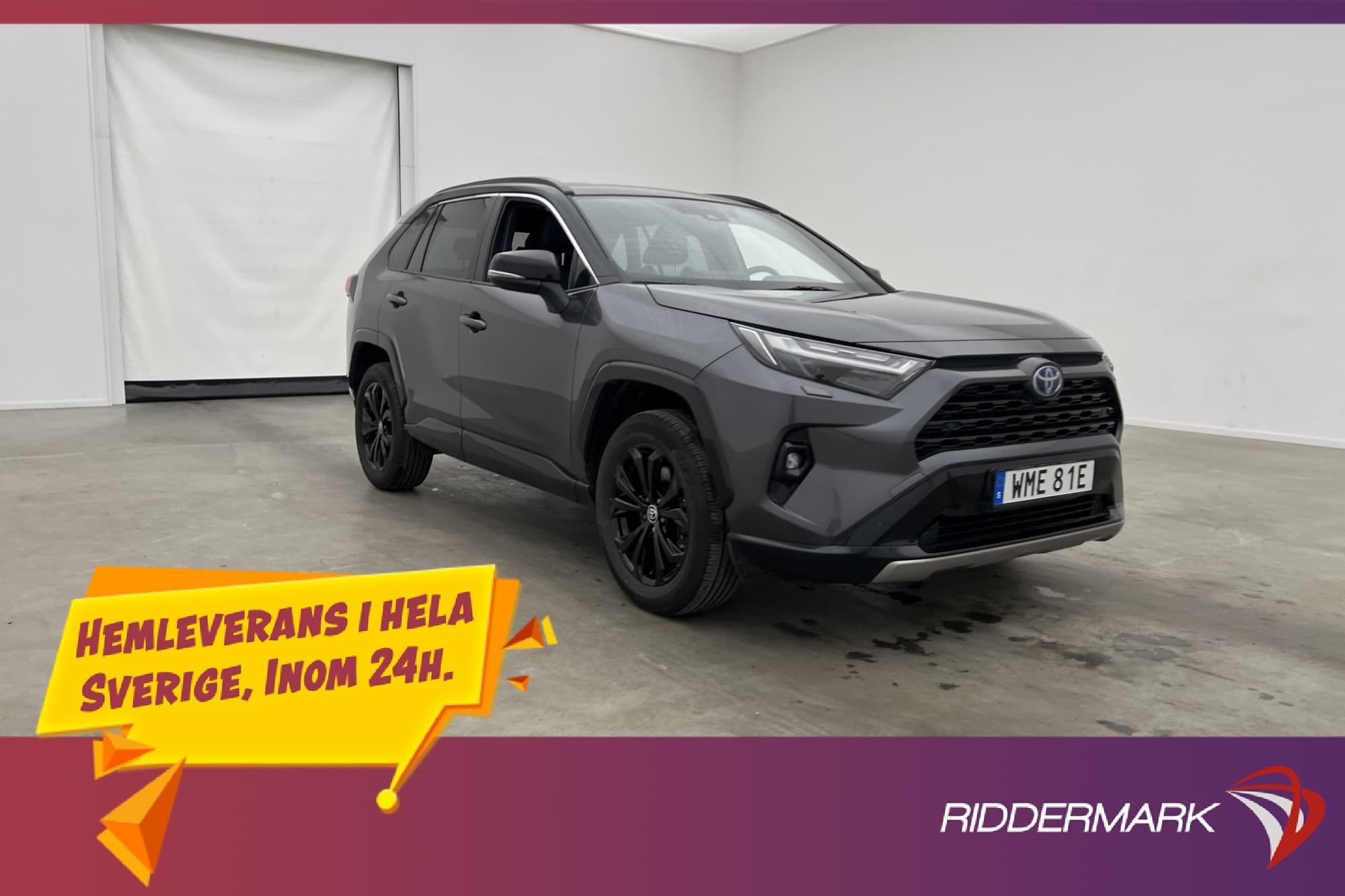 Toyota RAV4 Hybrid AWD 222hk Style Kamera Halvskinn Keyless