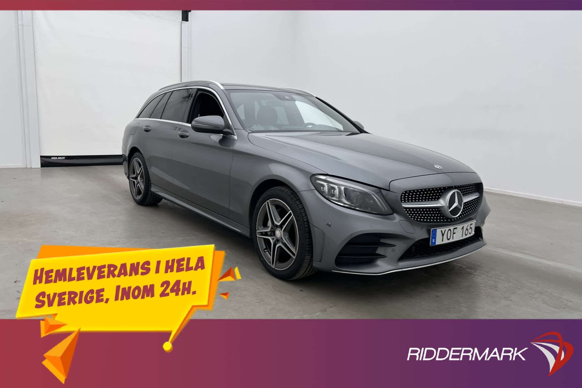Mercedes-Benz C 200 T 4M 184hk AMG Cockpit Pano Drag Välserv