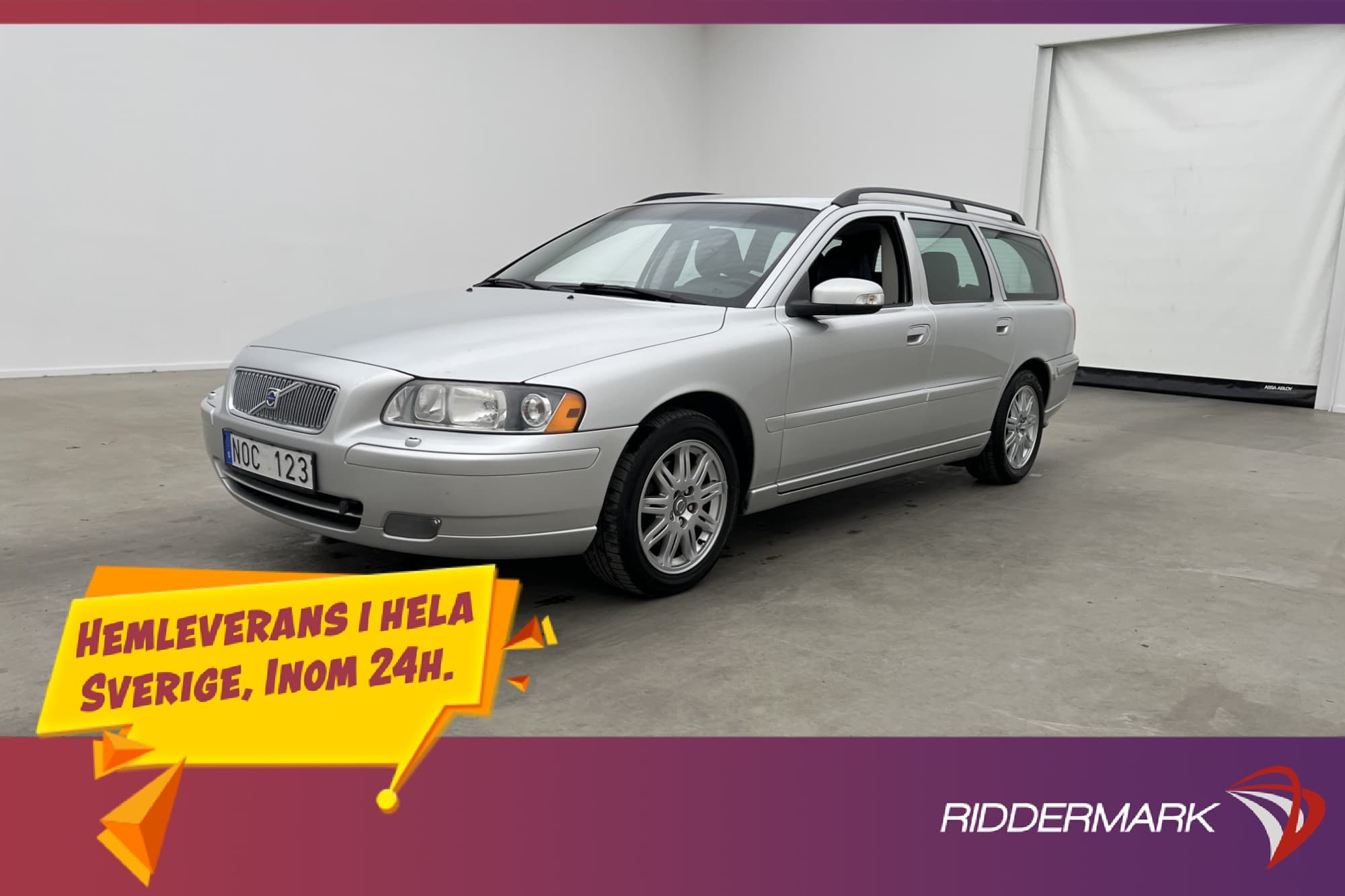 Volvo V70 2.4 170hk Classic Två-Brukare Halvskinn Dragkrok