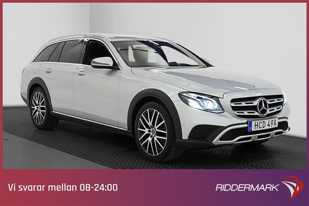 Mercedes-Benz E 220 d 4M All-T D-värm Burmester 360° Skinnexteriör