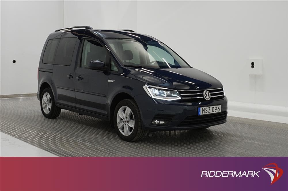 Volkswagen Caddy Life 2.0 TDI Aut 102hk Navi Värmare Drag